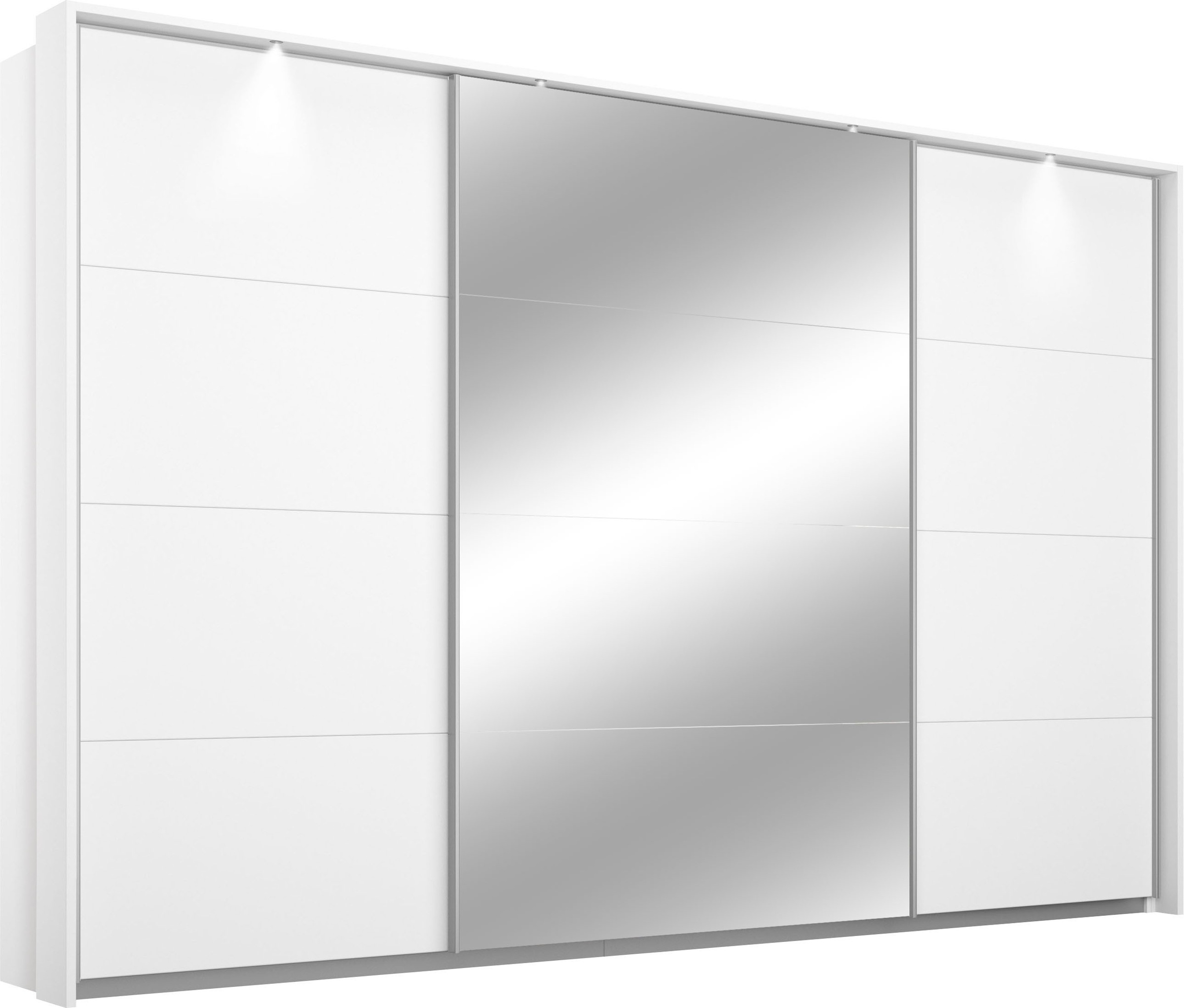 OTTO home Kleiderschrank "Kleiderschrank Schrank Garderobe Wäscheschrank TOMA mit Passepartout" Breiten 211/278/323/368 cm, Höhen 214/233 cm inkl. Passepartout, inkl. Regaleinsatz sowie zusätzlichen Einlegeböden MADE IN GERMANY