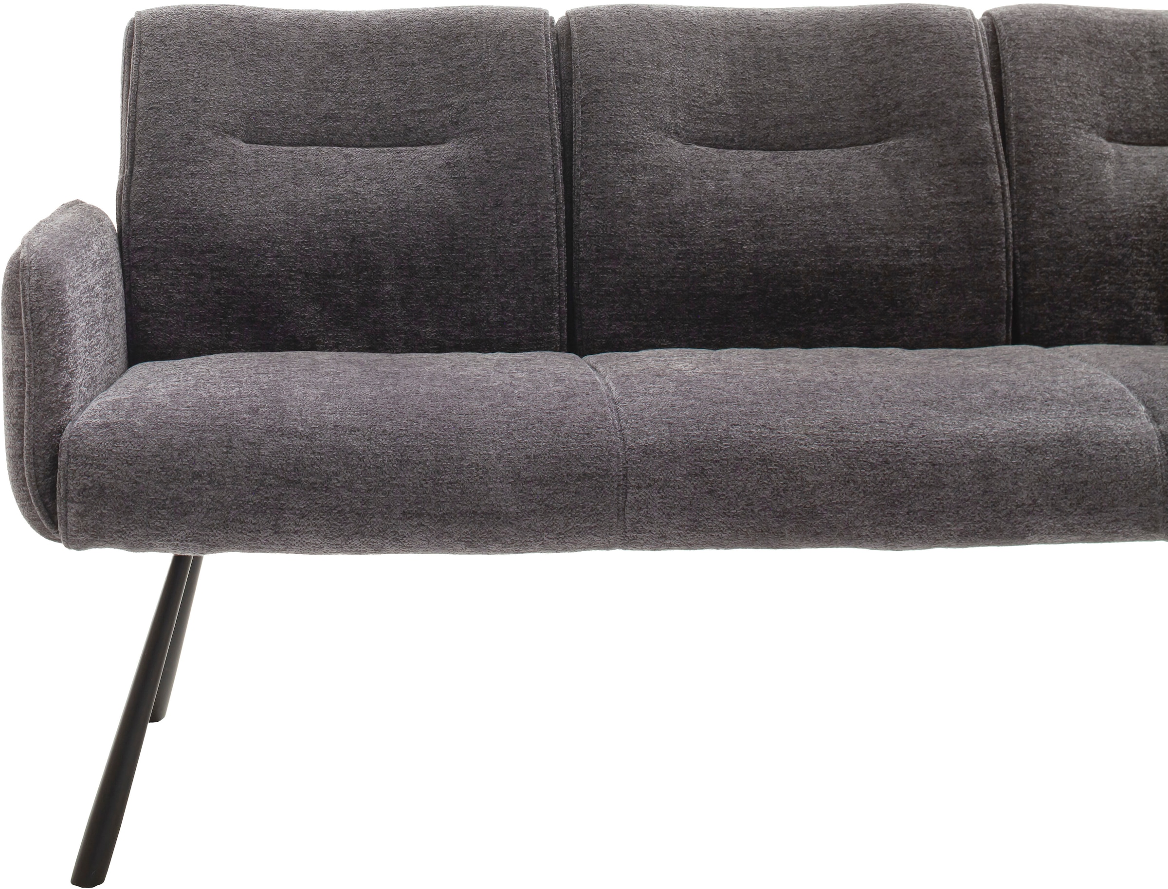 MCA furniture Sitzbank »Delane« 1 Stk. tlg. Taschenfederkern, Lehnenkippfunktion, Armlehnen, beweglicher Rücken