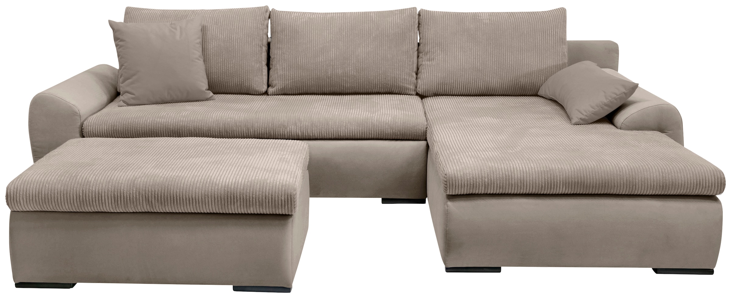 Home affaire Ecksofa »Win L-Form«, wahlweise mit Bettfunktion und Bettkasten