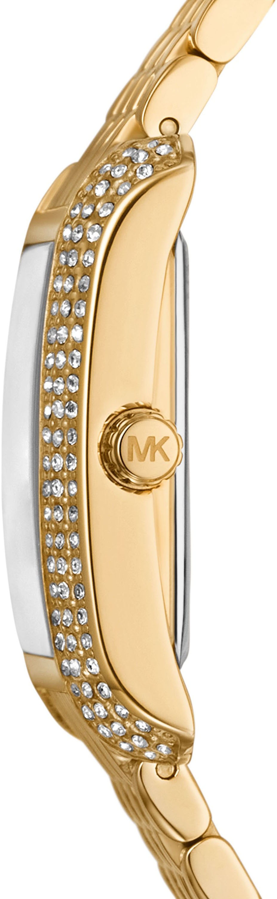 MICHAEL KORS Quarzuhr »EMERY«, Armbanduhr, Damenuhr, analog, Edelstahlarmband