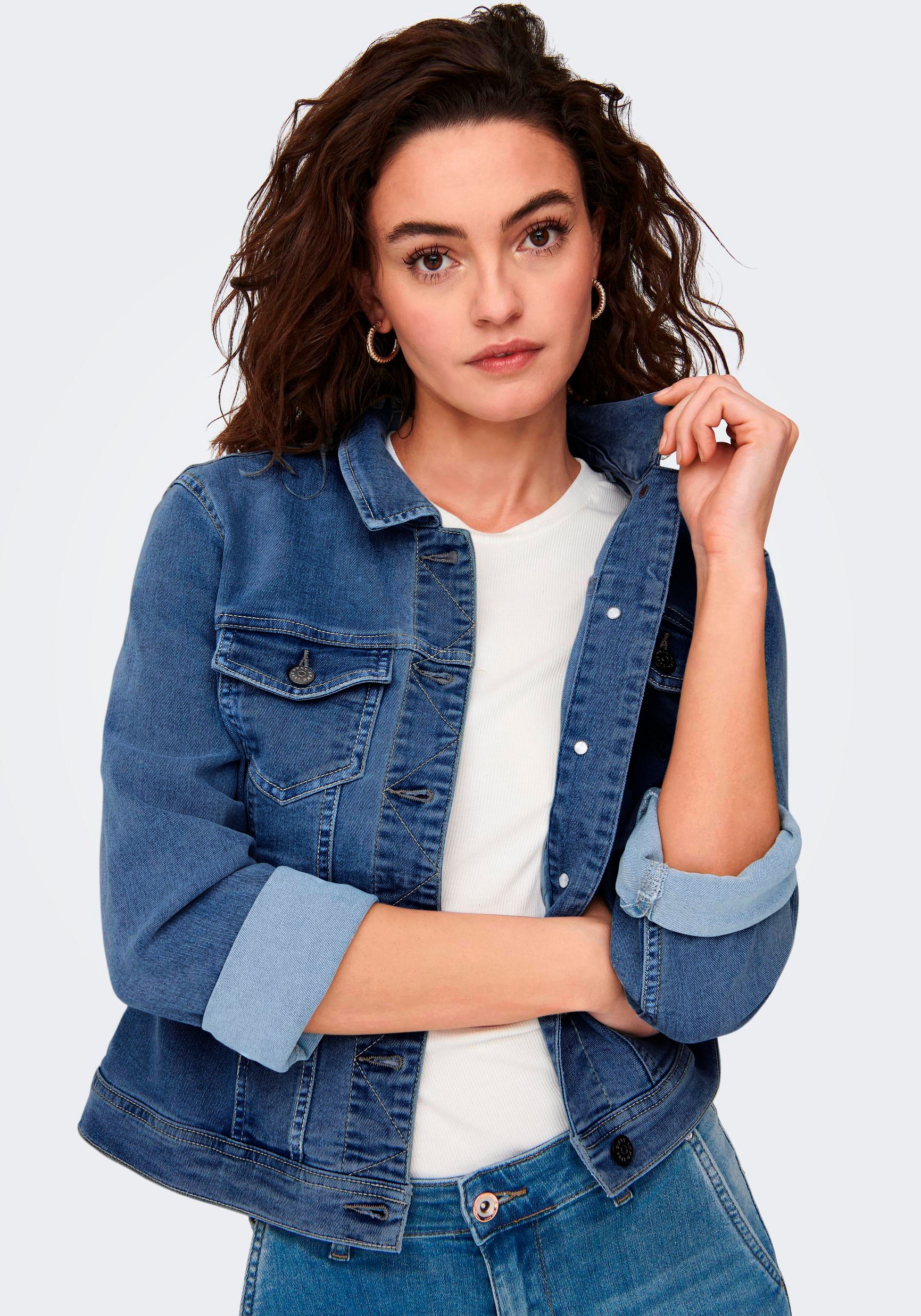 ONLY Jeansjacke "ONLWONDA DNM JACKET PIM" günstig online kaufen