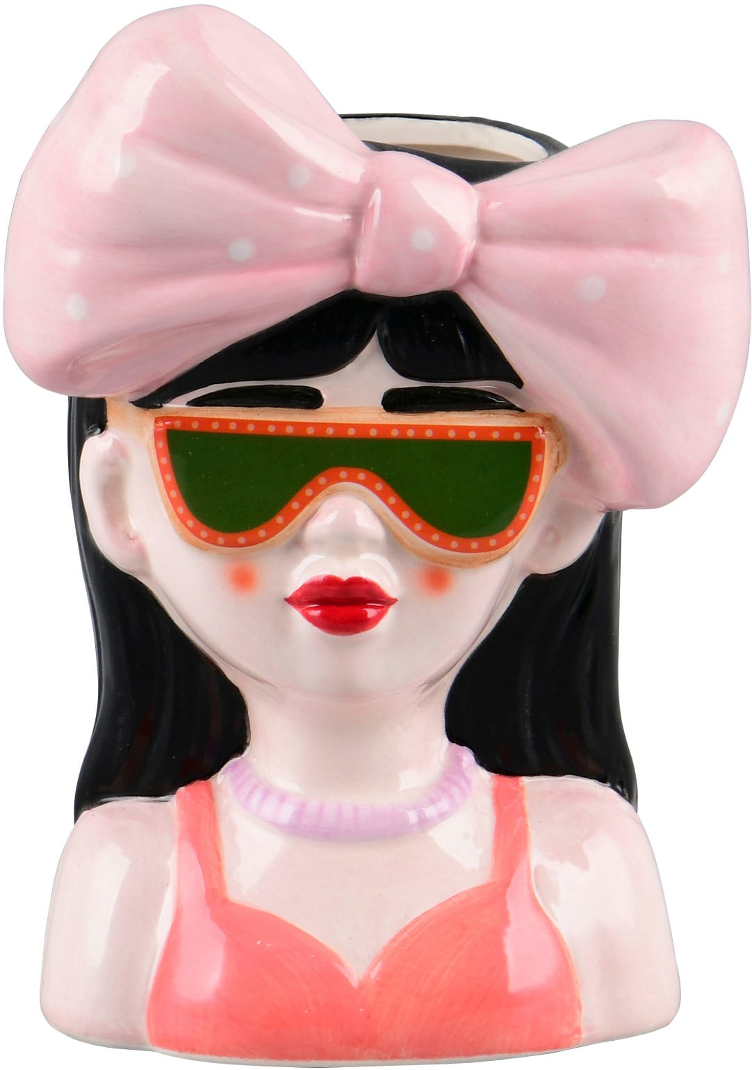 MIRRORS AND MORE Dekovase "BERNY" Bunte Dekovase in auffälliger Form günstig online kaufen