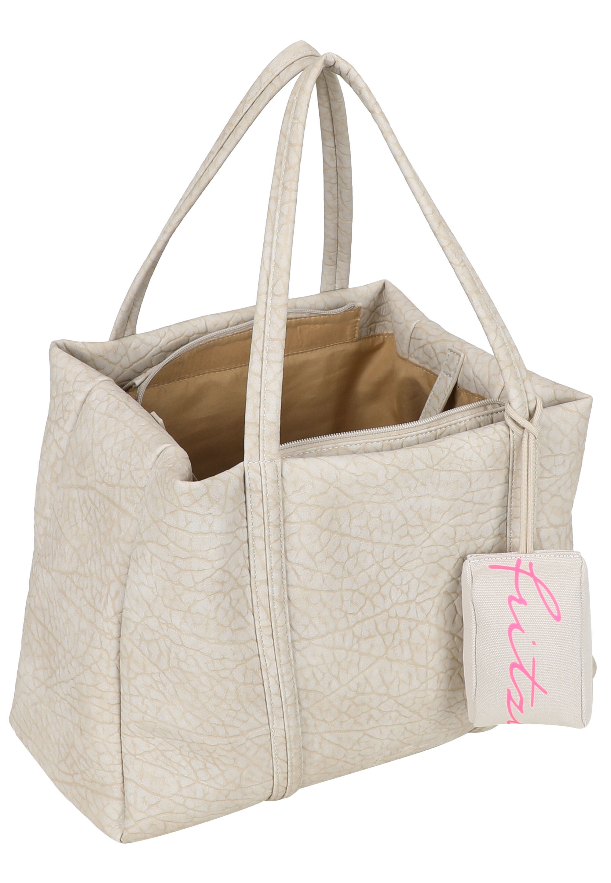 Fritzi aus Preußen Shopper »Ella Shopper« mit Canvas-Anhänger