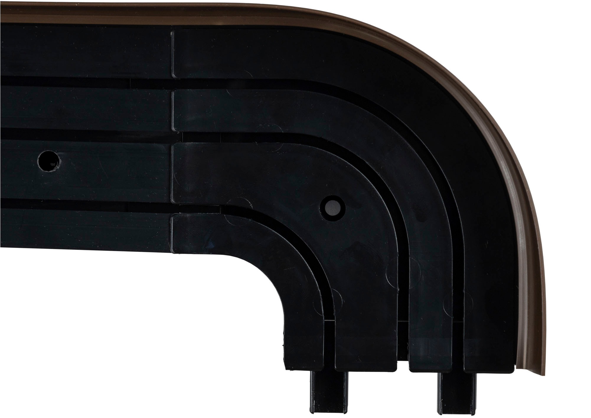 Thumbnail - SN DECO GROUP Vorhangschiene "SH3" 3 läufig-läufig Fixmaß Set 3-läufig, inkl. Rundbögen, Blende 7,5 cm, vorgebohrt, Inne...