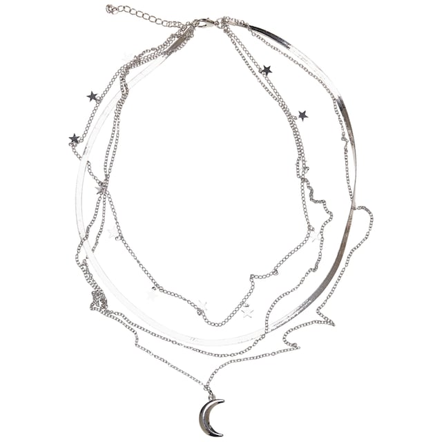 Black Friday URBAN CLASSICS Schmuckset »Accessoires Stars Layering  Necklace«, (1 tlg.) | BAUR