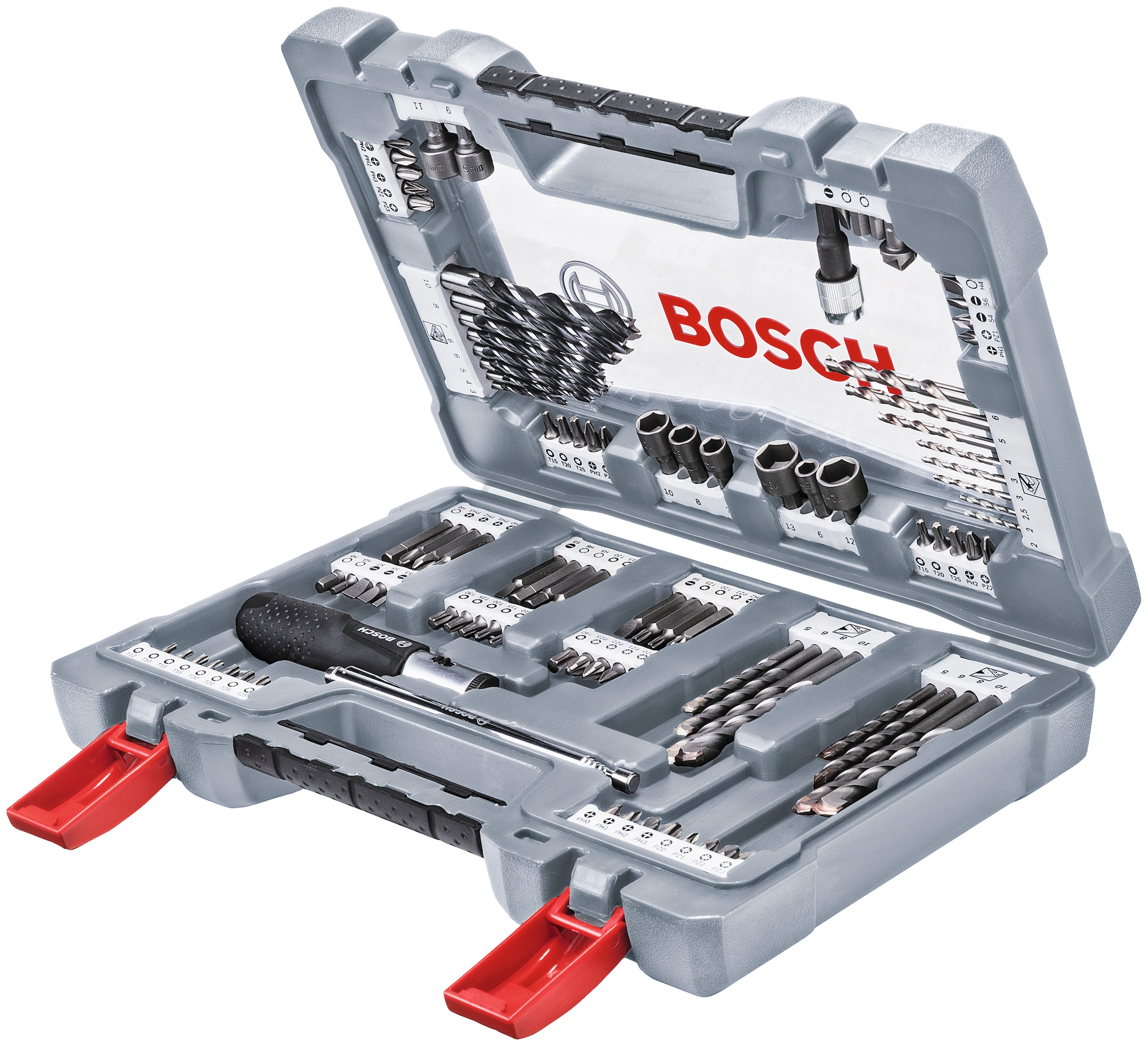 Bosch Professional Bohrer- und Bitset "Premium X-Line", 105-teilig