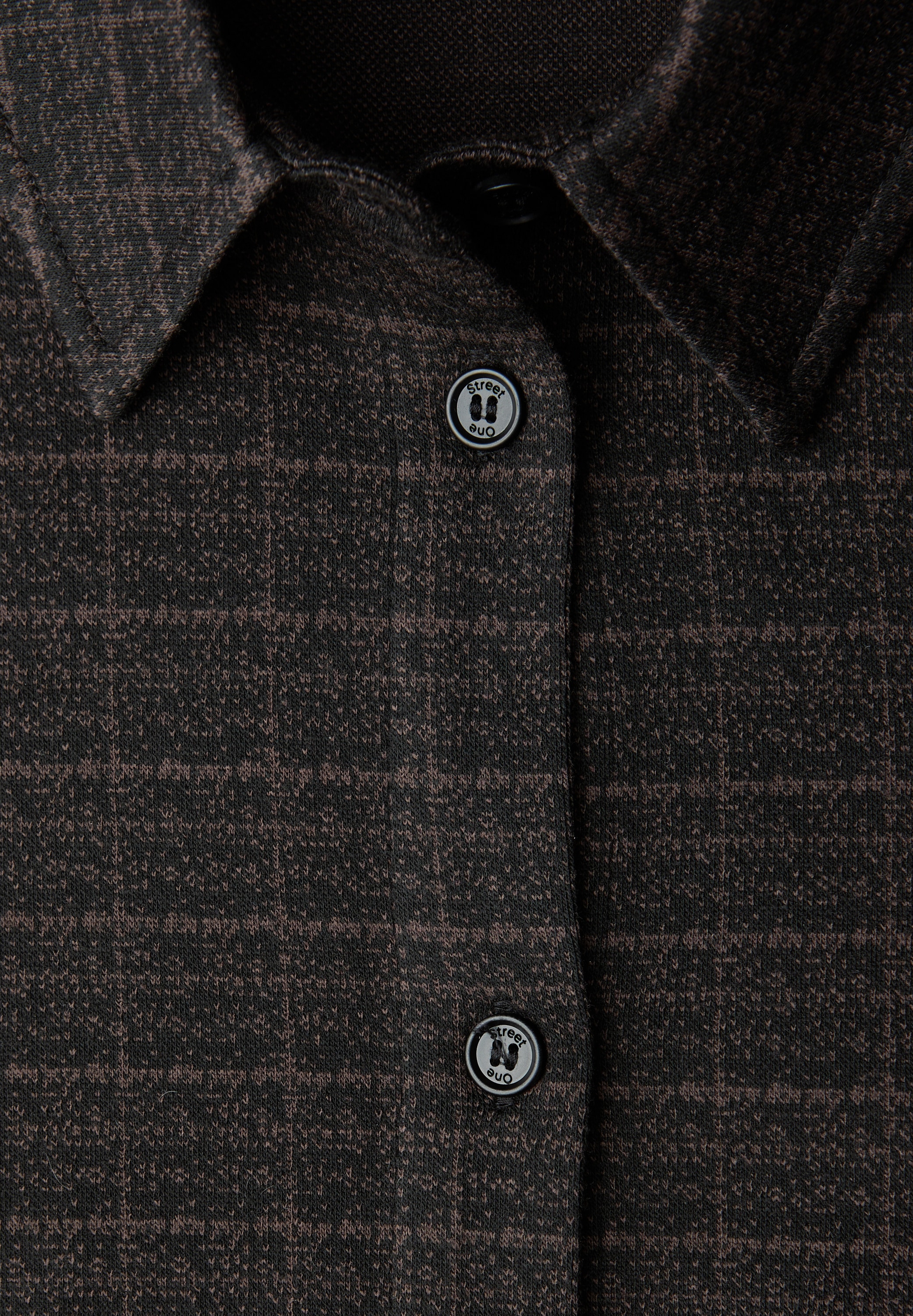 STREET ONE Langarmbluse mit Karomuster