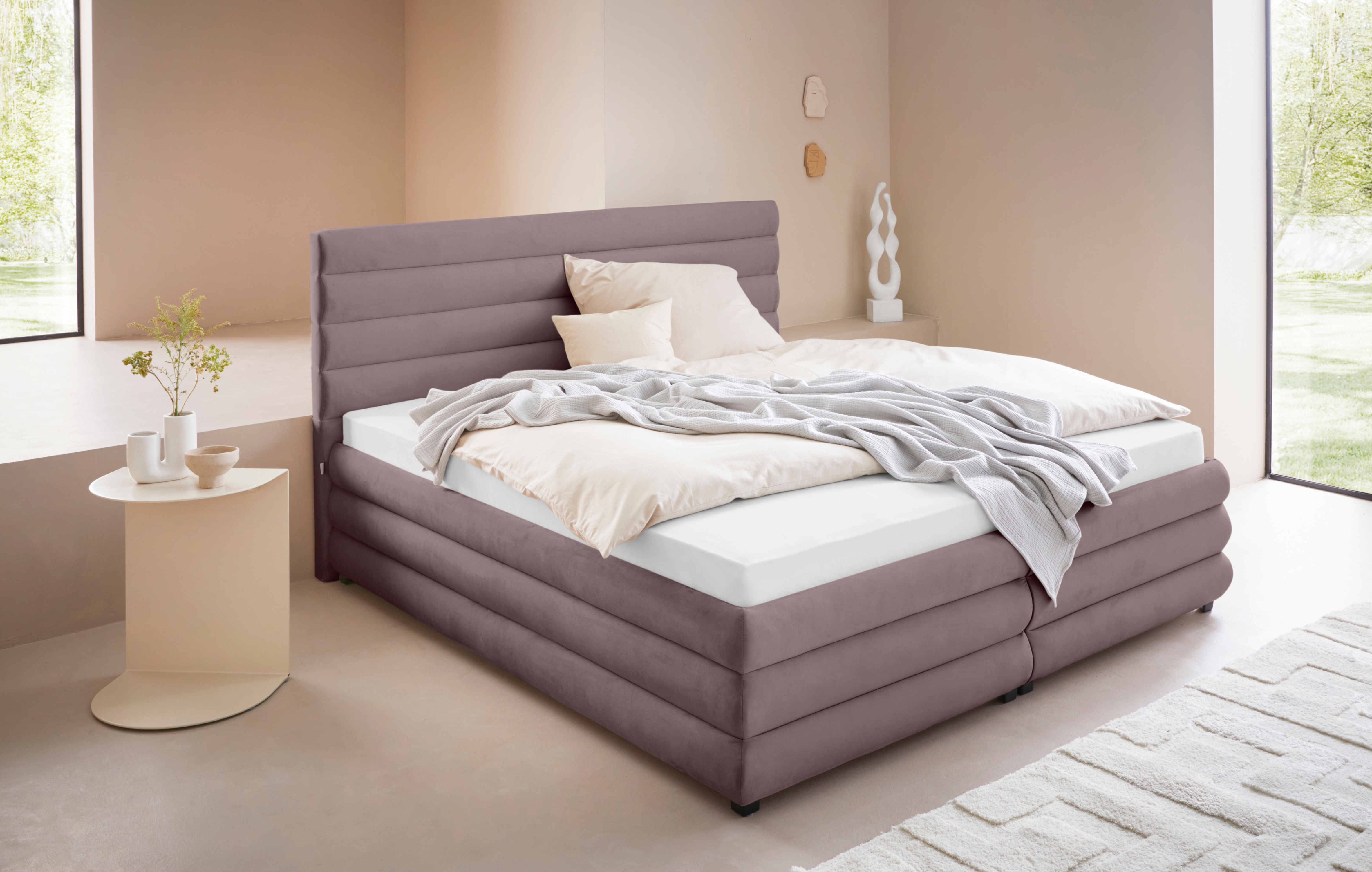 LeGer Home by Lena Gercke Polsterbett "Maylis" wahlweise mit und ohne Matratze und Lattenrost, auch in 200cm Breite