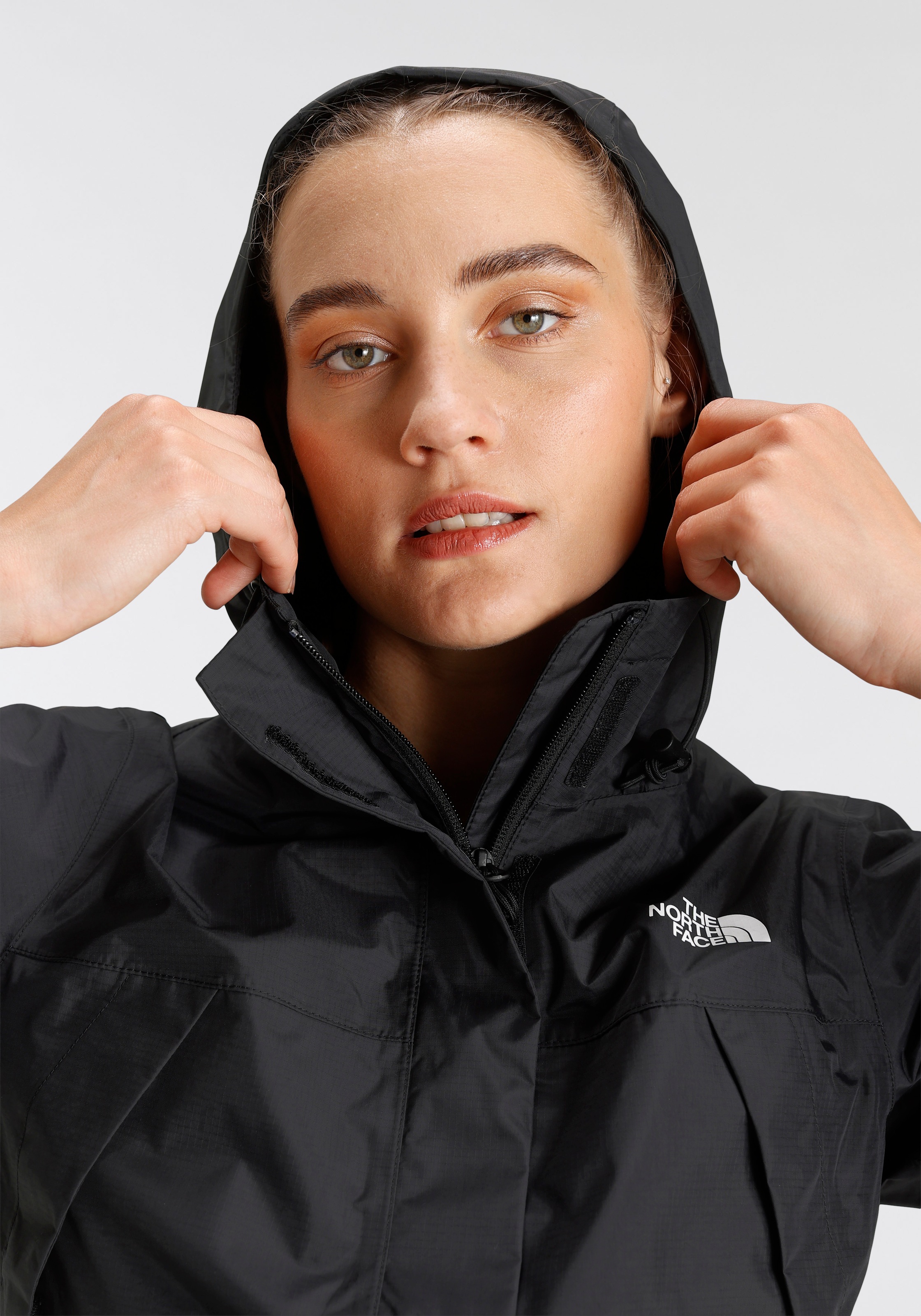 The North Face Funktionsjacke »ANTORA«, mit Kapuze, winddicht, wasserdicht und atmungsaktiv