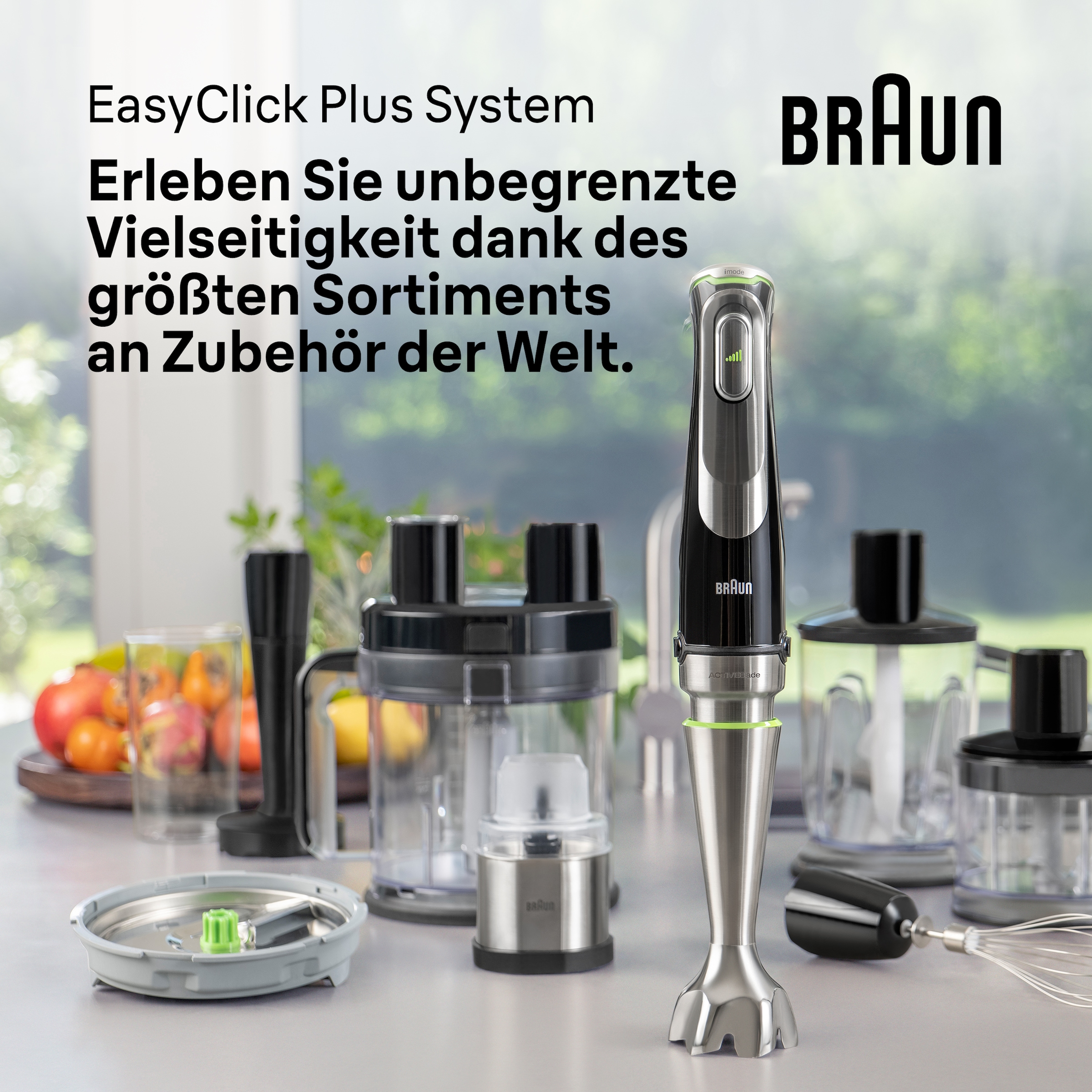 Braun Stabmixer »MultiQuick MQ 9187XLI«, 1200 W