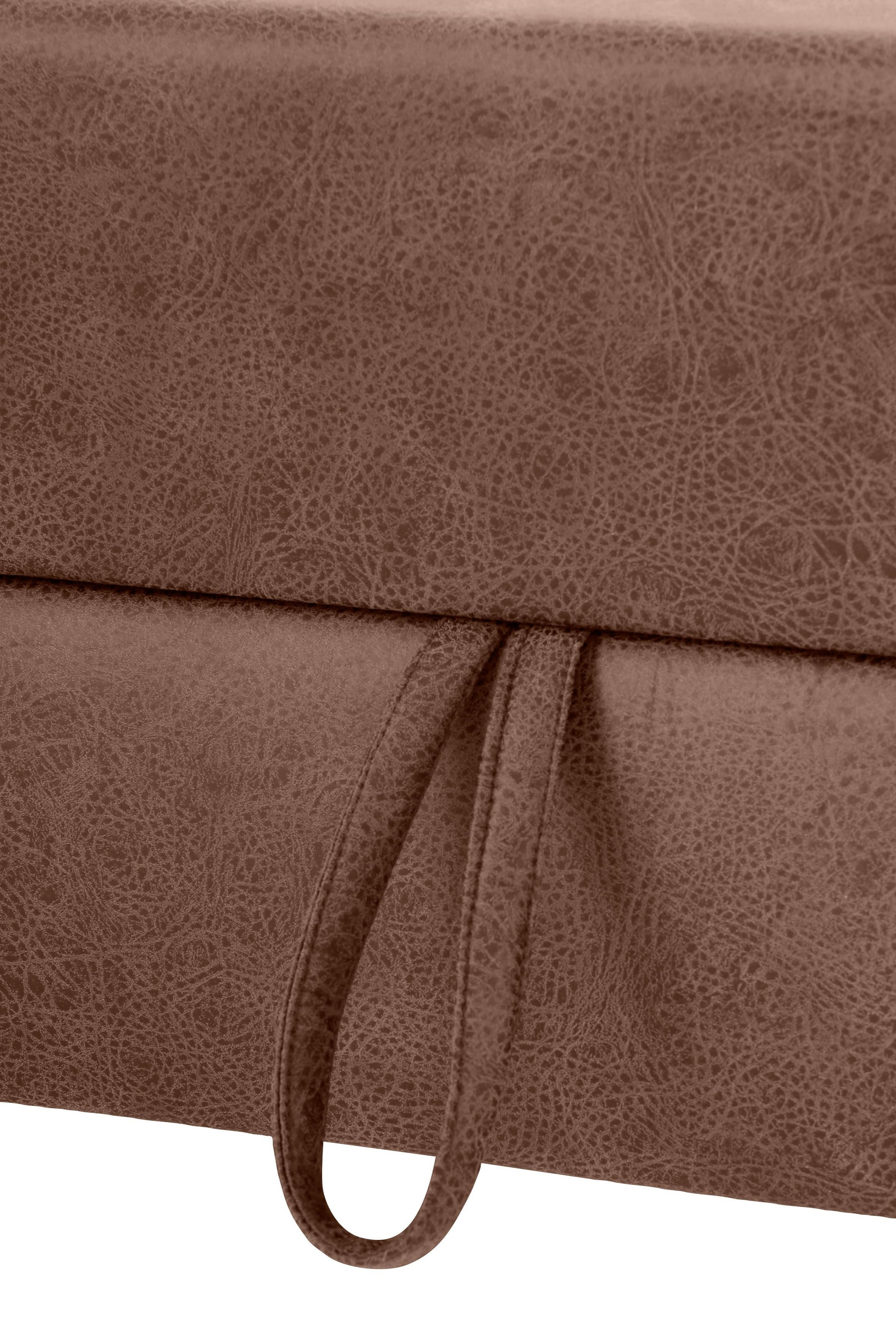 Home affaire Ecksofa »Palmera L-Form«, Federkern, wahlweise mit Bettfunktion und mit/ohne Stauraum