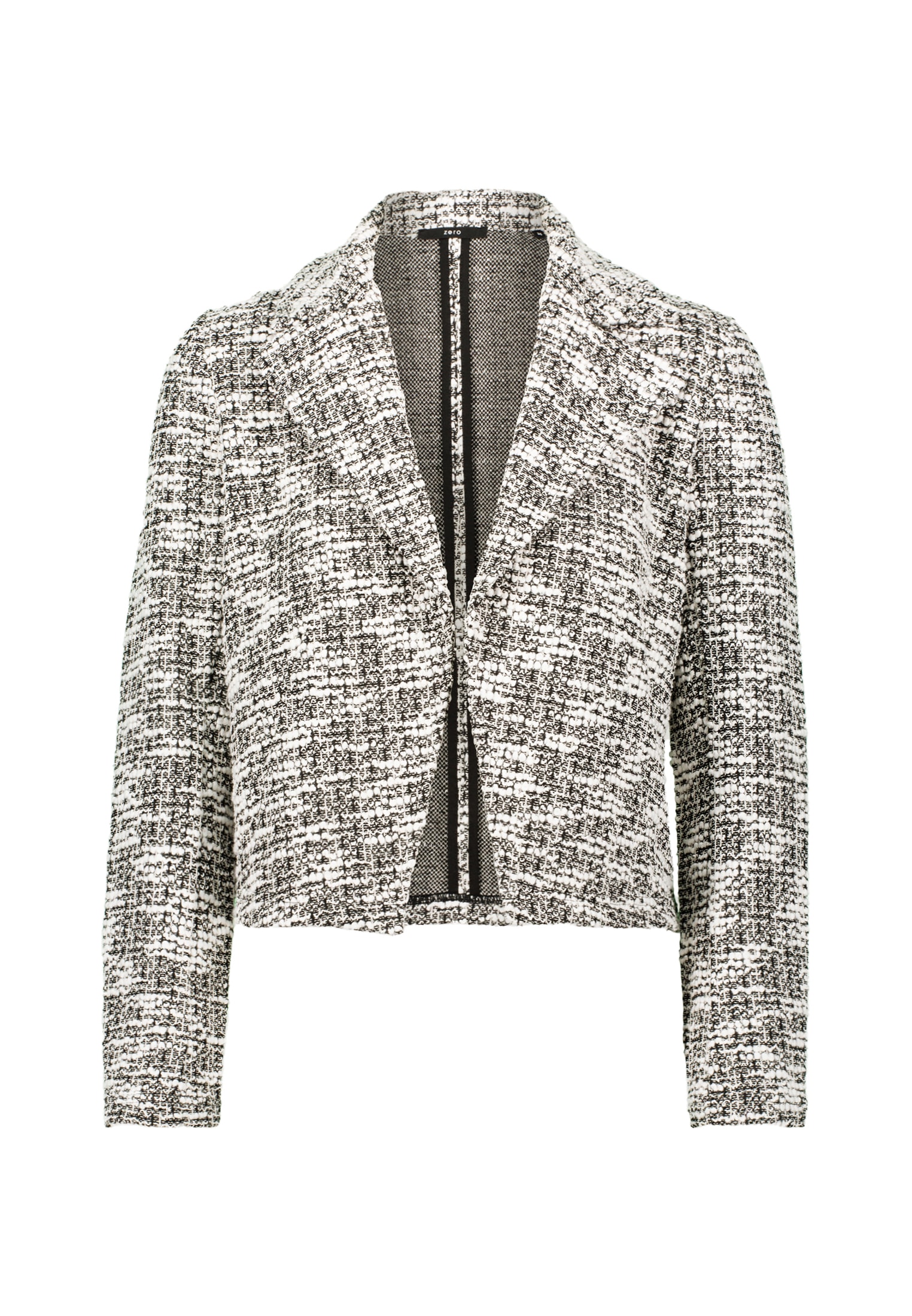 Zero Jackenblazer »zero Blazer Bouclè mit Reverskragen«, Plain/ohne Details