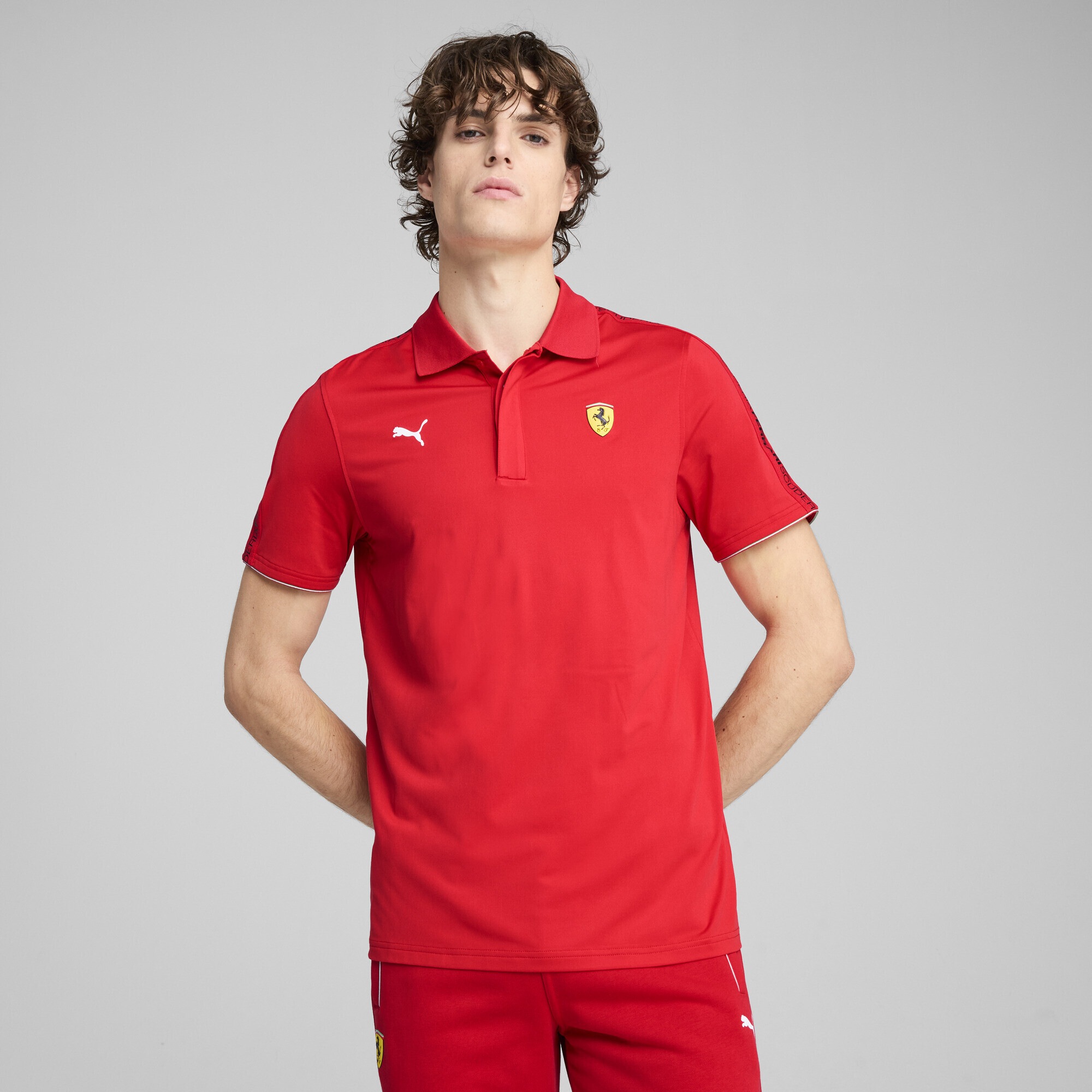 PUMA Poloshirt »Scuderia Ferrari HP Race Cloudspun Poloshirt Herren«