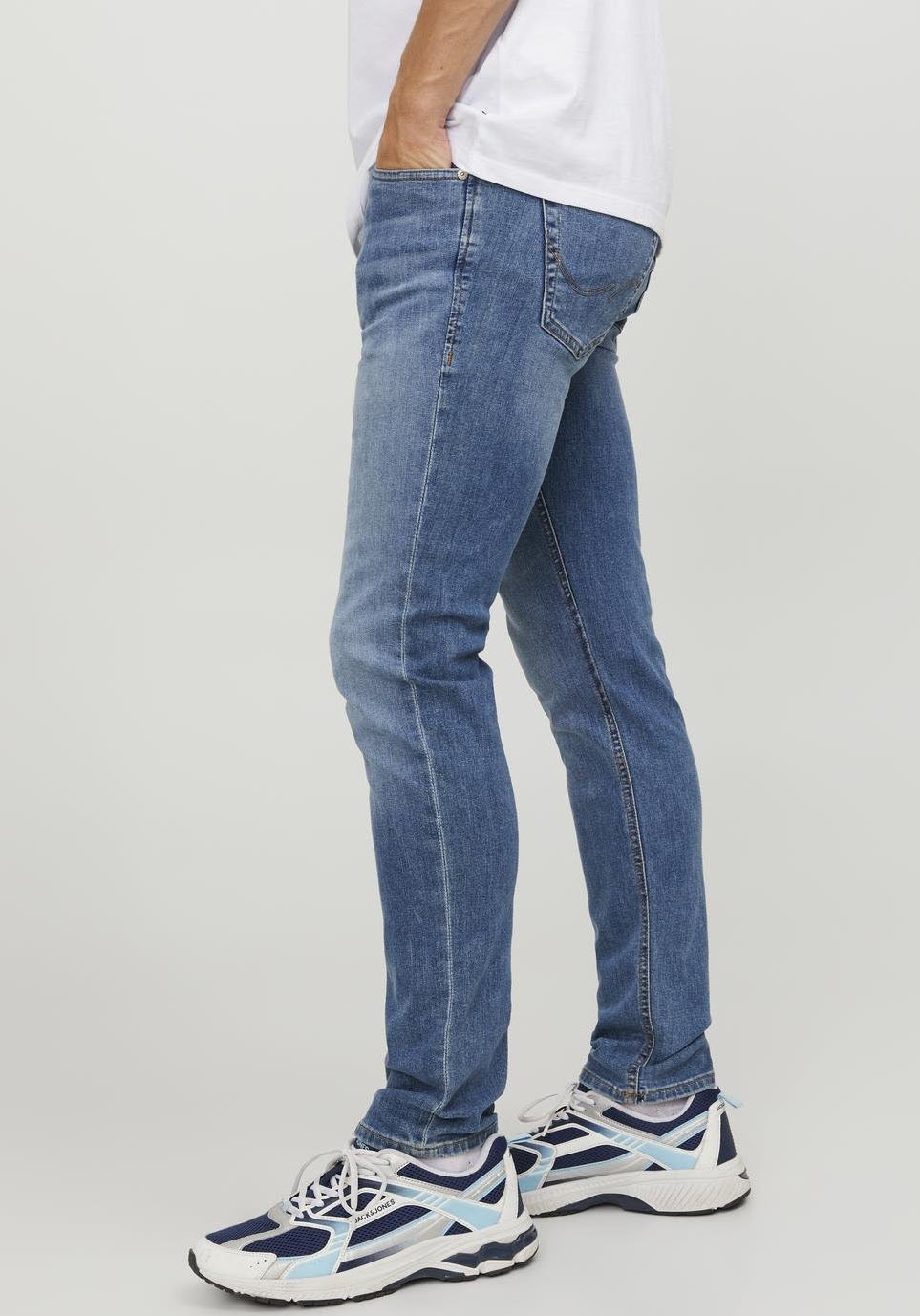 Jack & Jones Slim-fit-Jeans "JJIGLENN Slim-Fit mit Stretch und praktischer günstig online kaufen