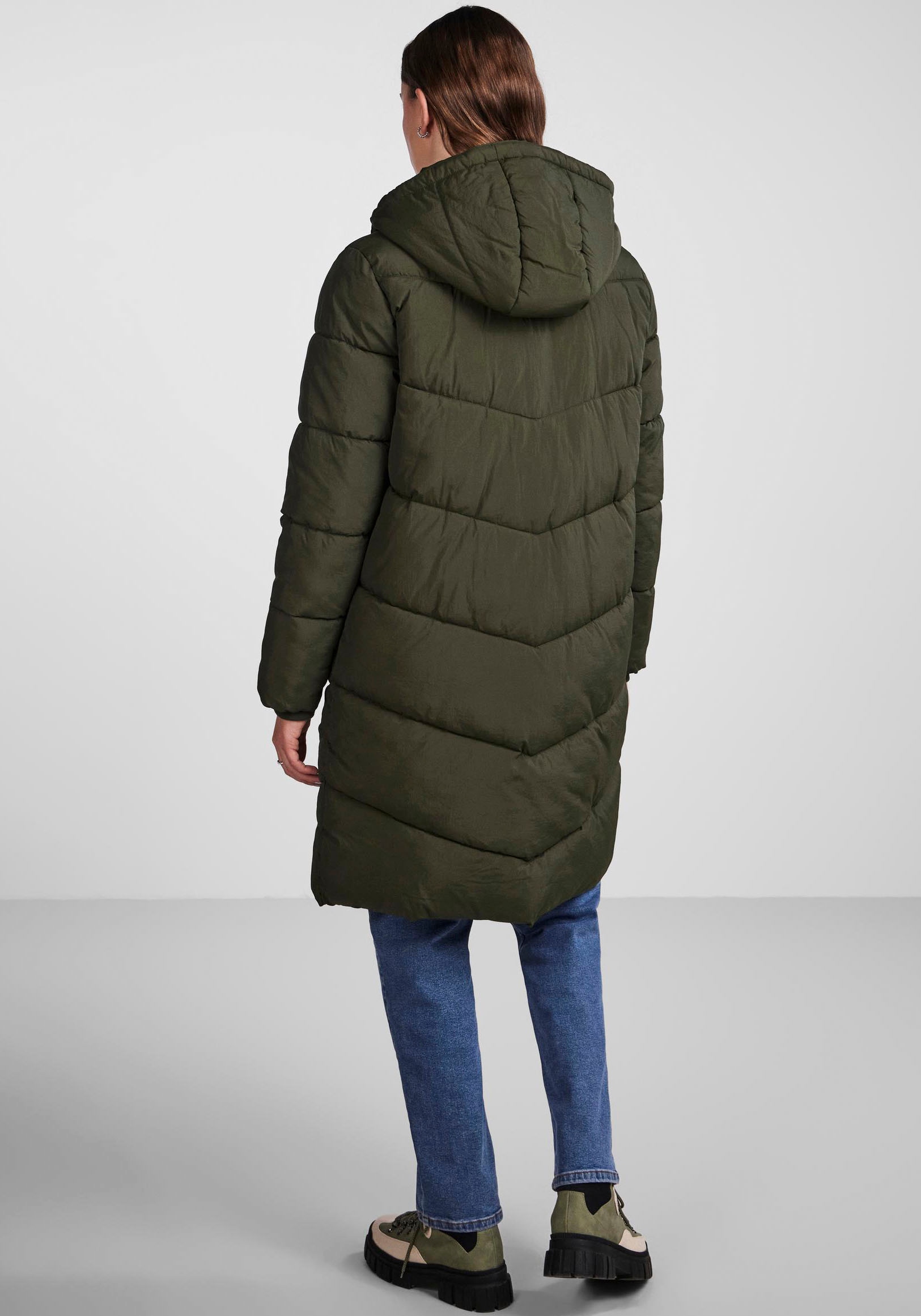 pieces Steppmantel "PCJAMILLA LONG PUFFER JACKET NOOS BC" günstig online kaufen