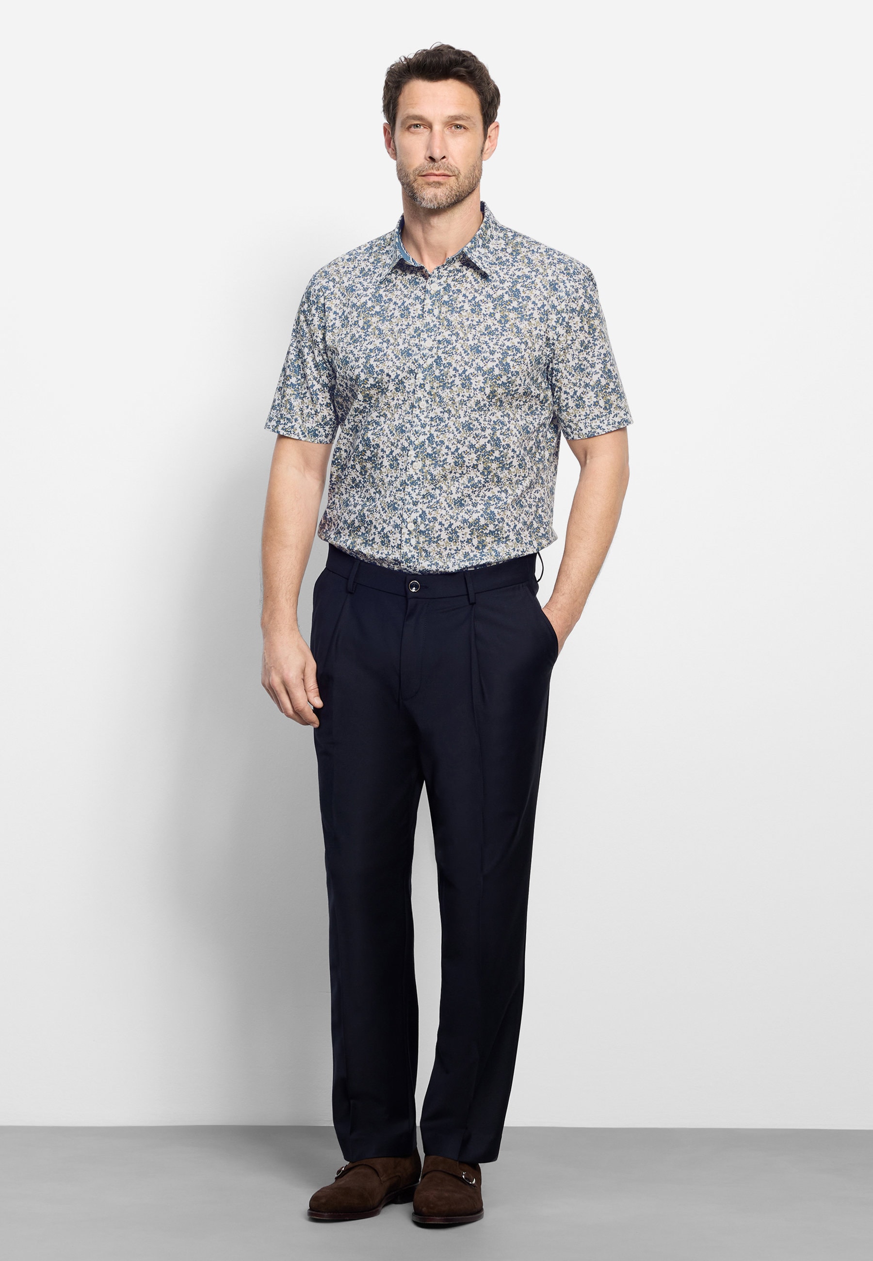OLYMP Kurzarmhemd »OLYMP Casual, regular fit, Kent«