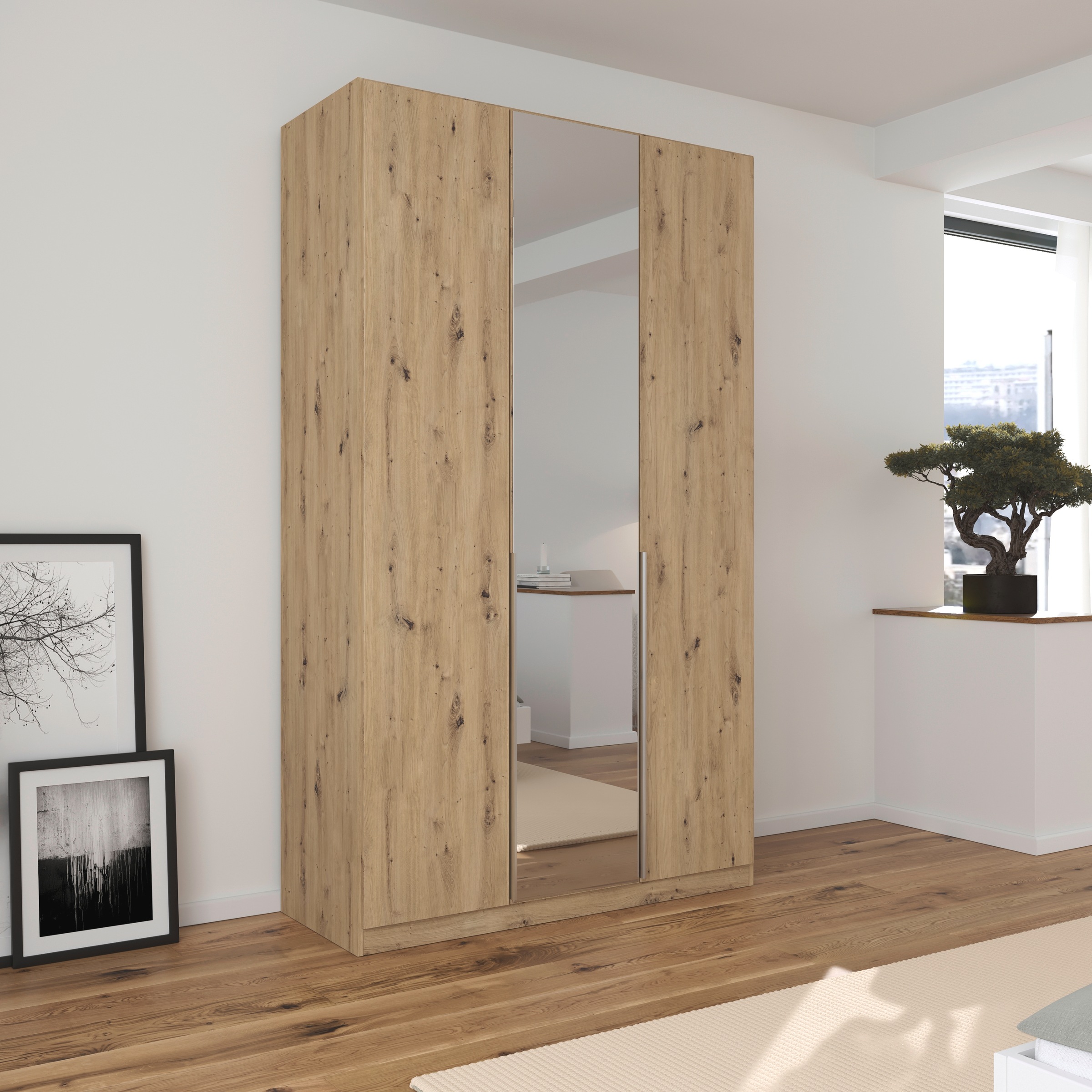 OTTO home Drehtürenschrank "Kleiderschrank Schrank Garderobe AGORDO mit Dek günstig online kaufen