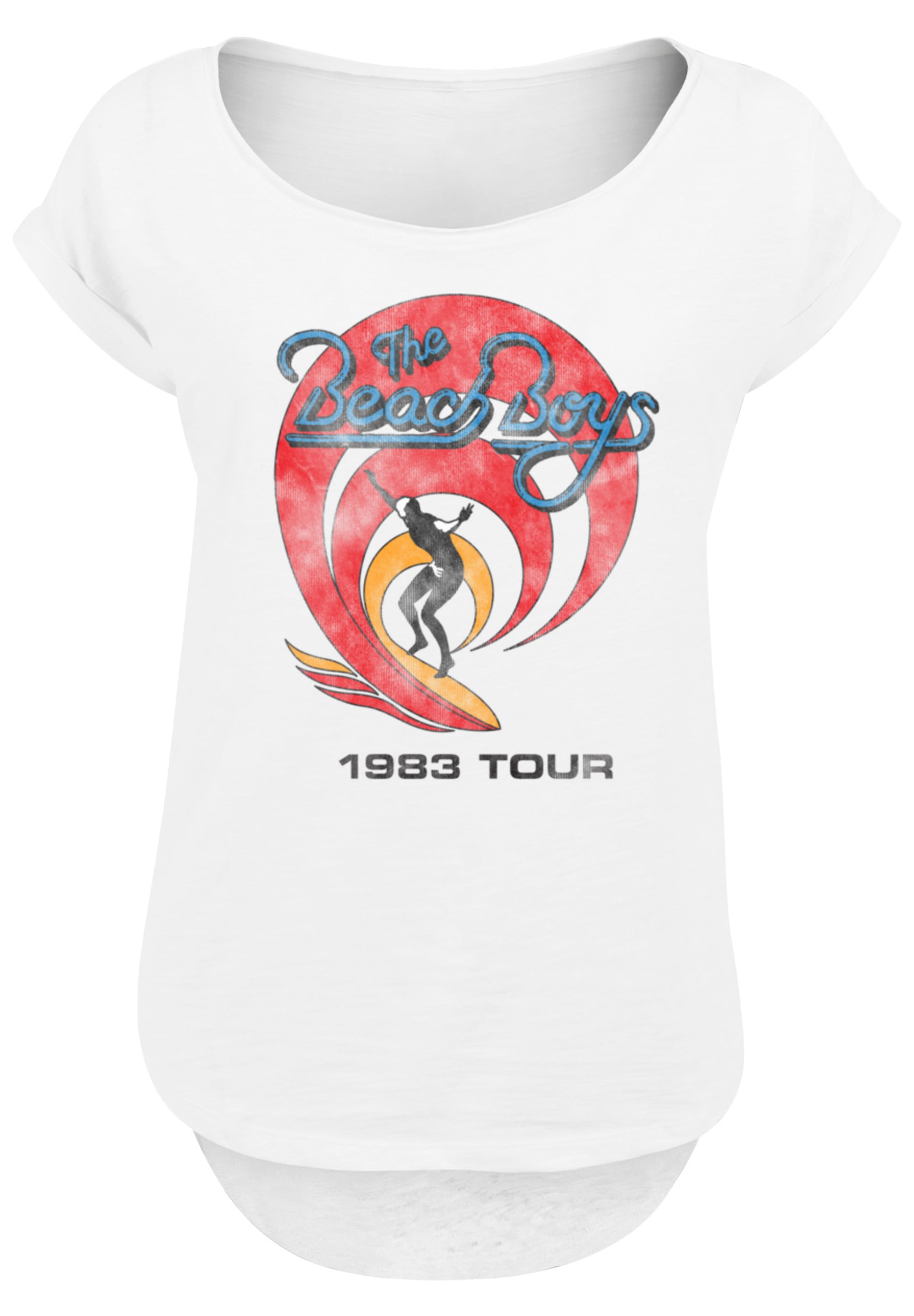 F4NT4STIC T-Shirt »The Beach Boys Band Surfer '83 Vintage«, Print