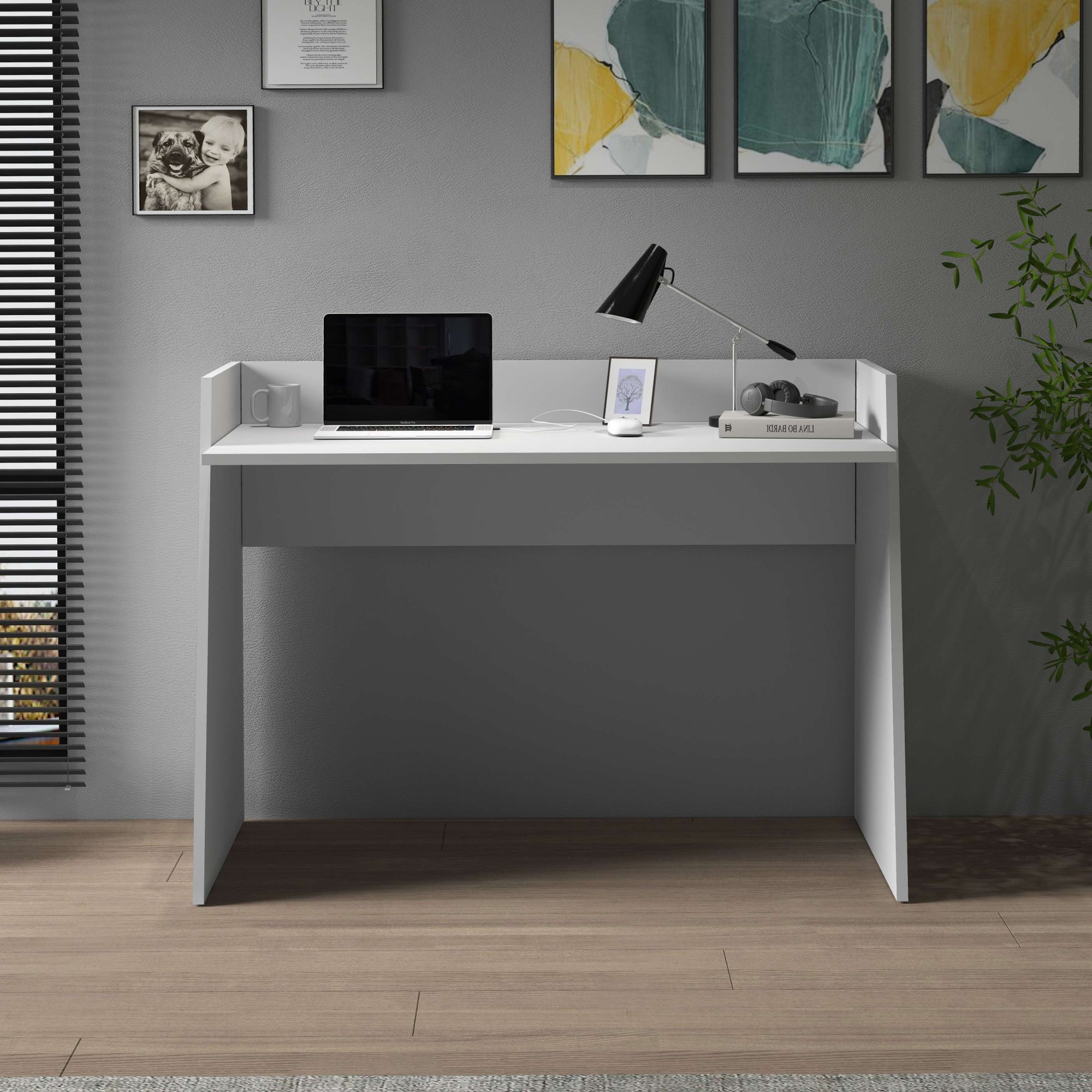 INOSIGN Schreibtisch »Vega, Schreibtisch, kleiner Computertisch, Bürotisch für Büro«, (1 St.), mit 2 Diagonalseit, Arbeitsplatte Breite 100 cm