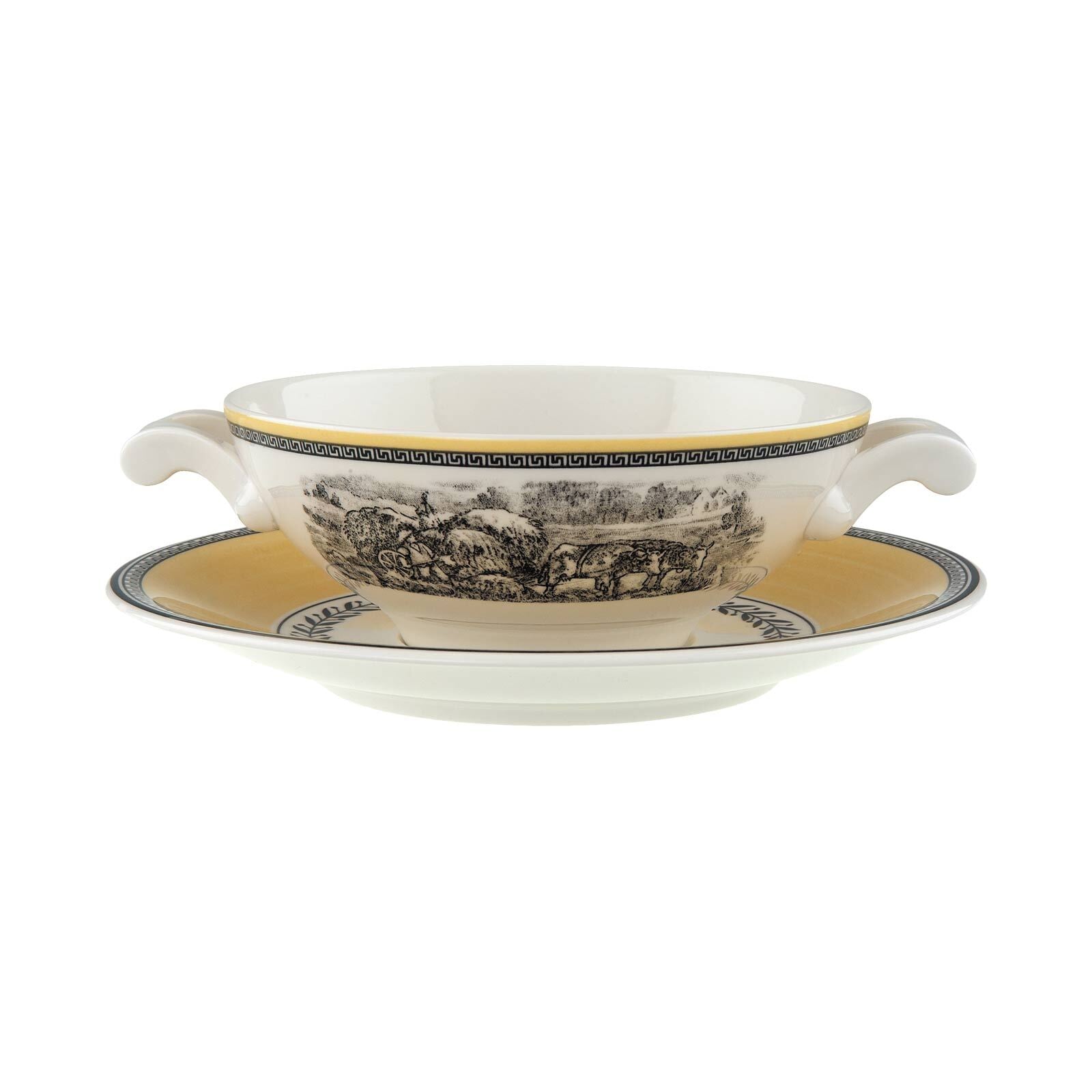 Villeroy & Boch Tasse "Suppentasse mit Untertasse Audun Ferme 400 ml bunt" günstig online kaufen