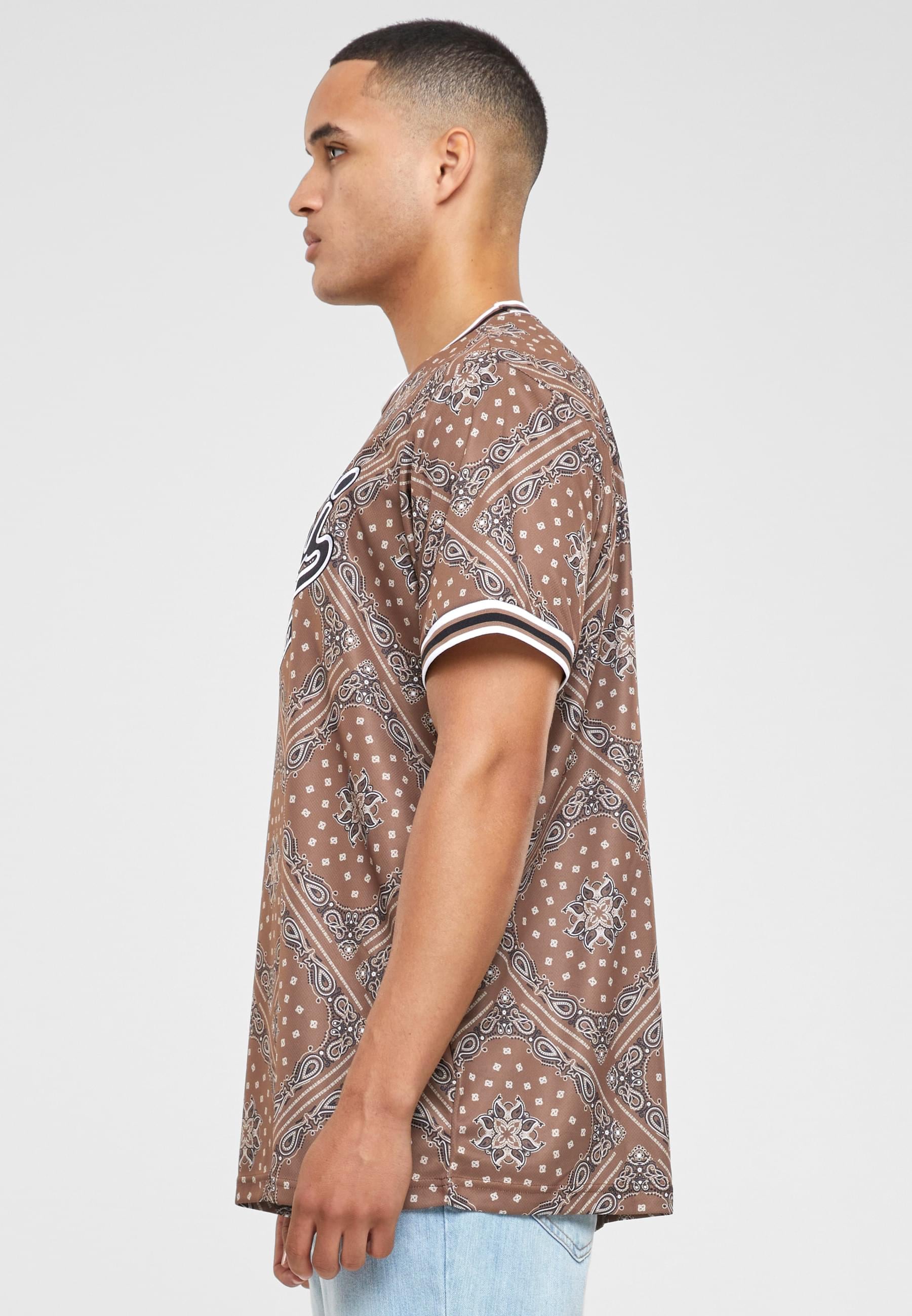 Karl Kani T-Shirt »Karl Kani Herren KM232-008-3 Unisex KK Varsity Paisley Mesh Tee«, (1 tlg.)