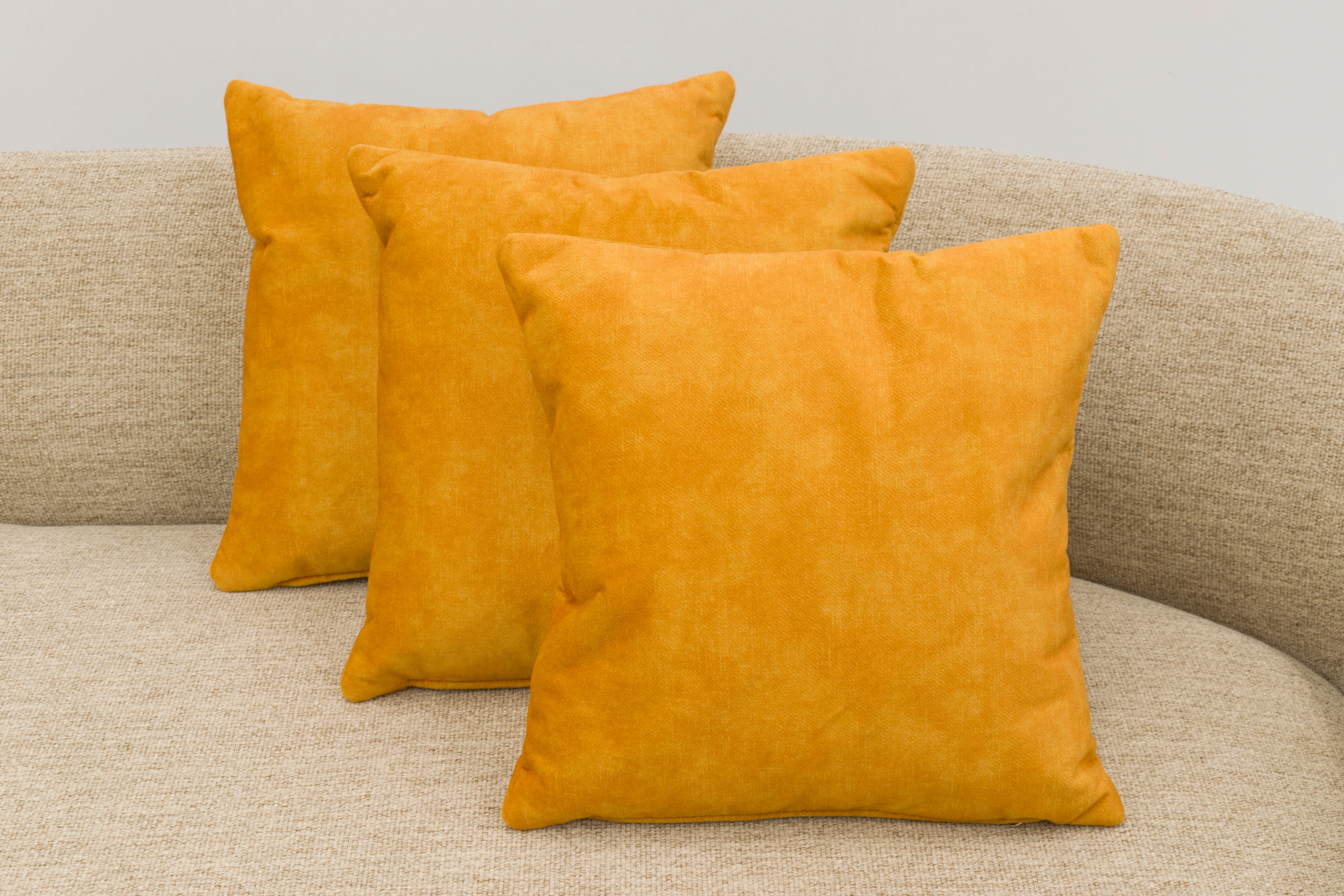 OTTO home Dekokissen "Greevy" Dekokissen mit Füllung, Sofakissen 3er Set 40x40cm