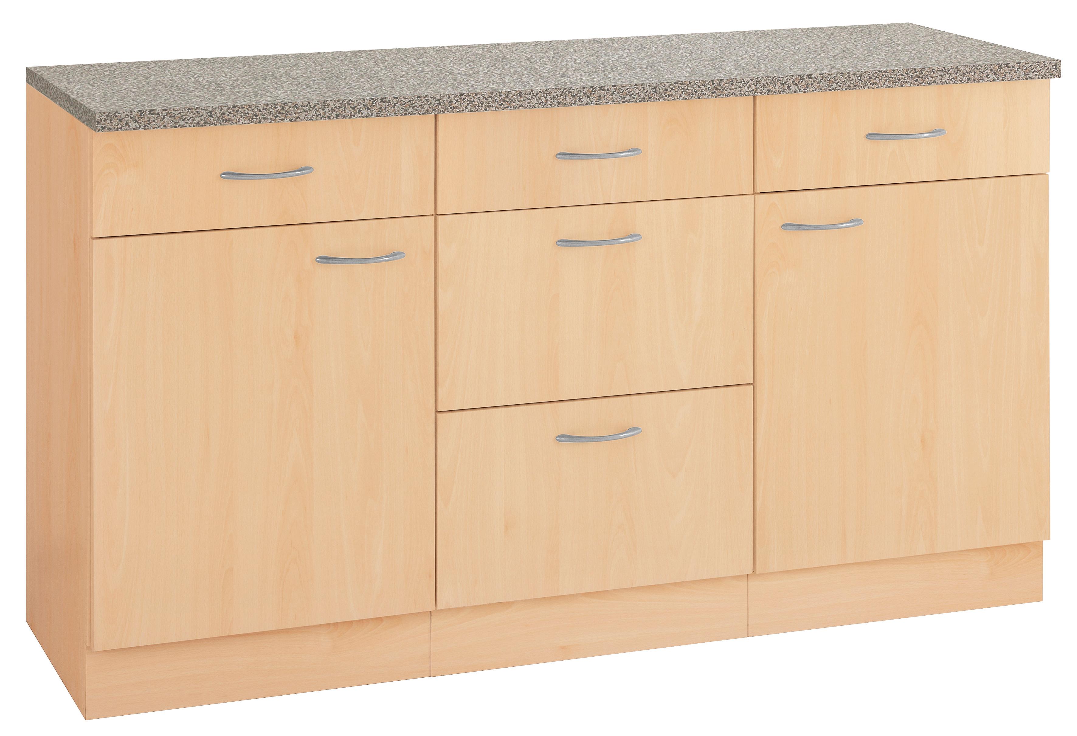 Preisvergleich für wiho Küchen Unterschrank Kiel, 150 cm breit, BxHxT  150x50x85 cm, SKU: 63827418 | Ladendirekt