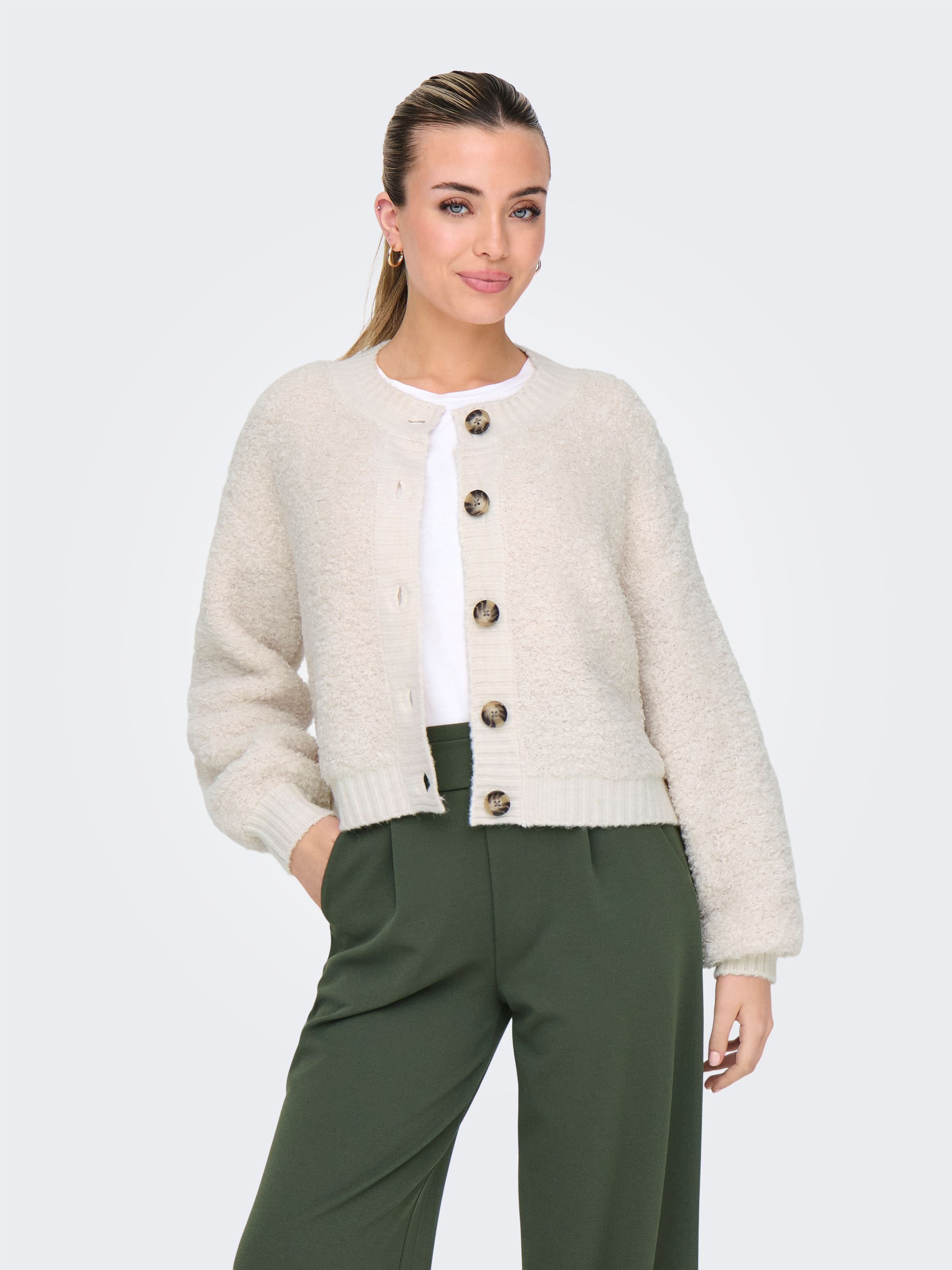 JDY Strickjacke »JDYEIRA LIFE L/S O-NECK CARDIGAN KNT«