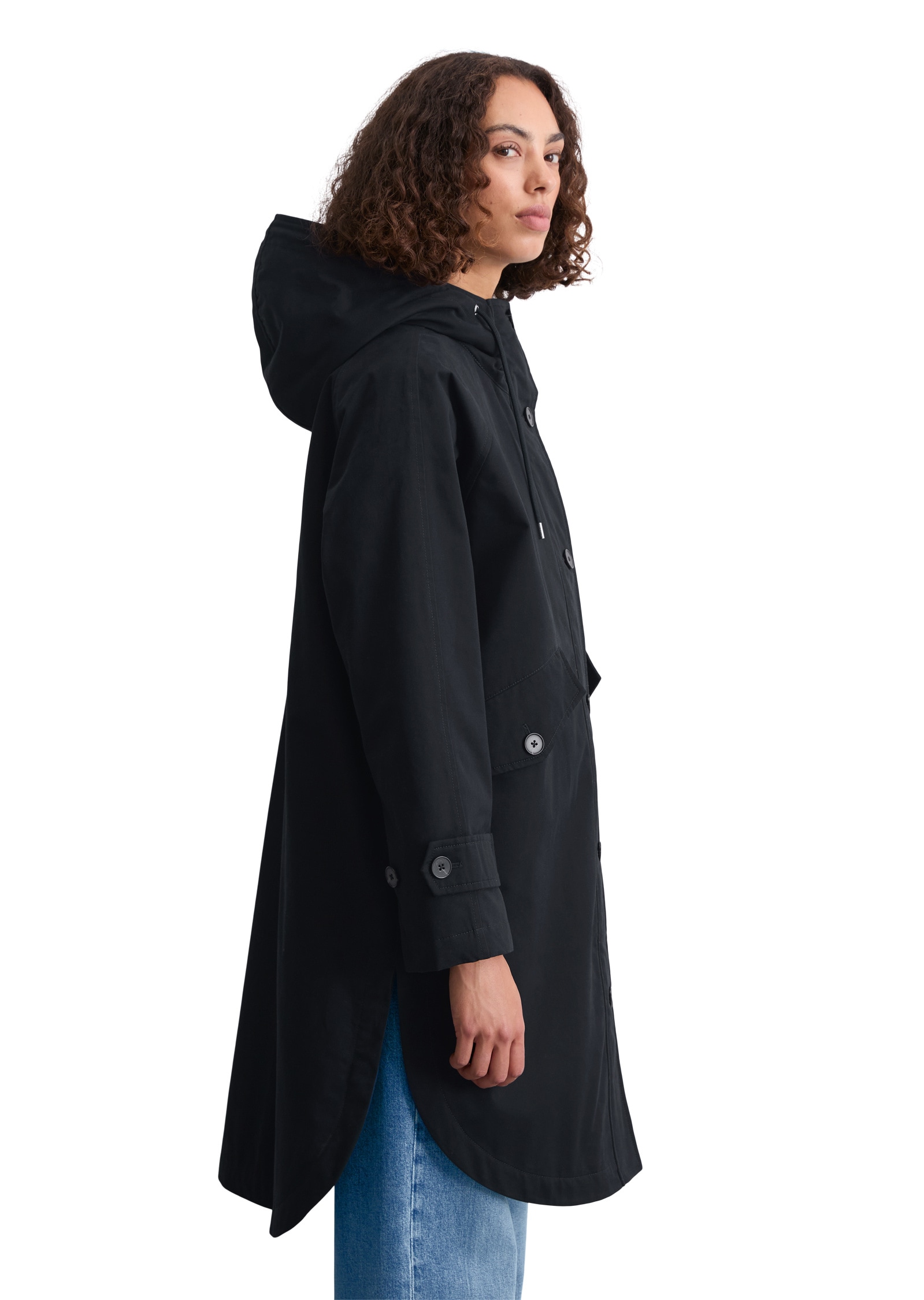 Marc O'Polo Outdoorjacke »aus gepeachtem Baumwoll-Twill«