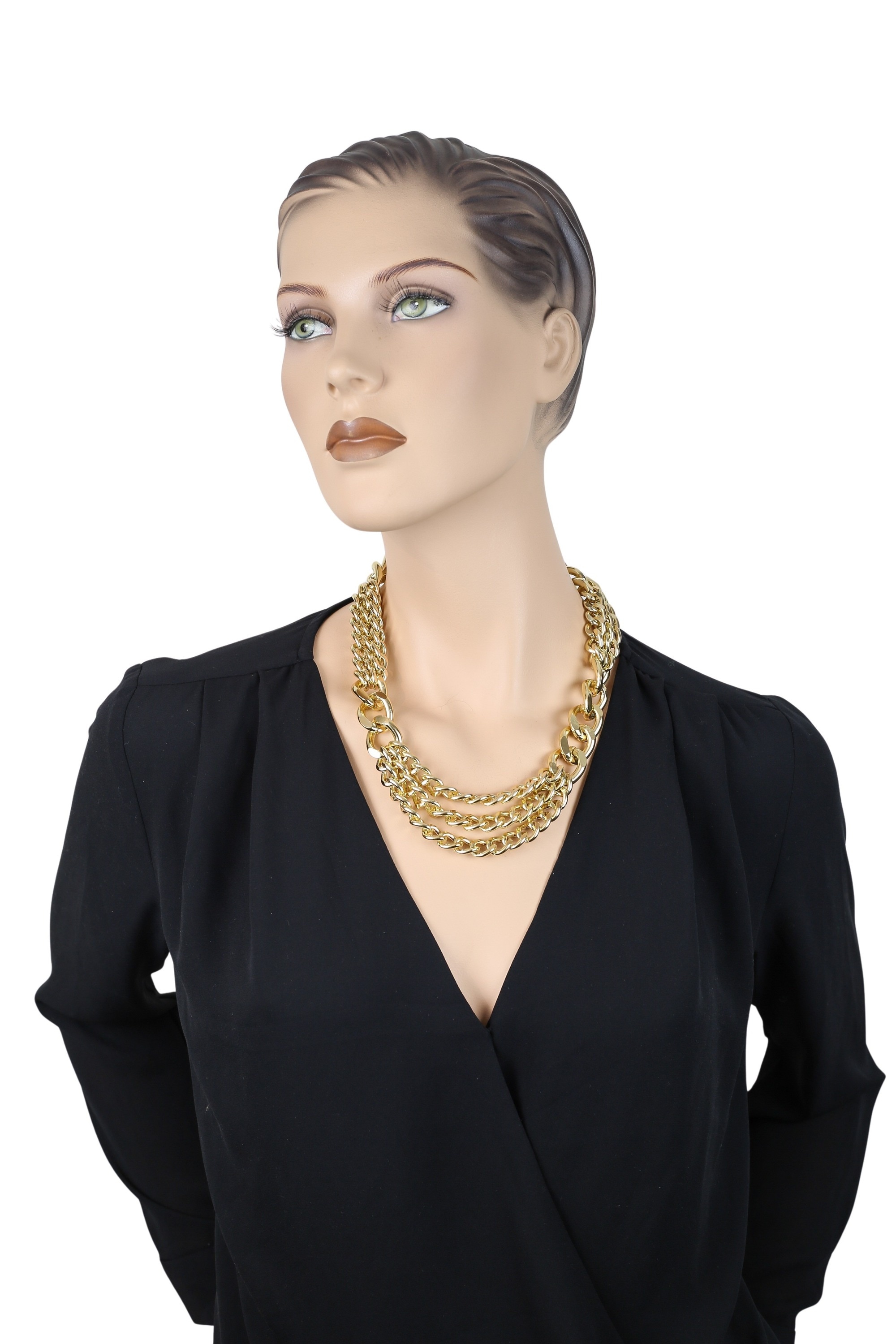 COLLEZIONE ALESSANDRO Kette mit Anhänger »Edgy Glam«, elegant-rockige Gliederkette aus Metall