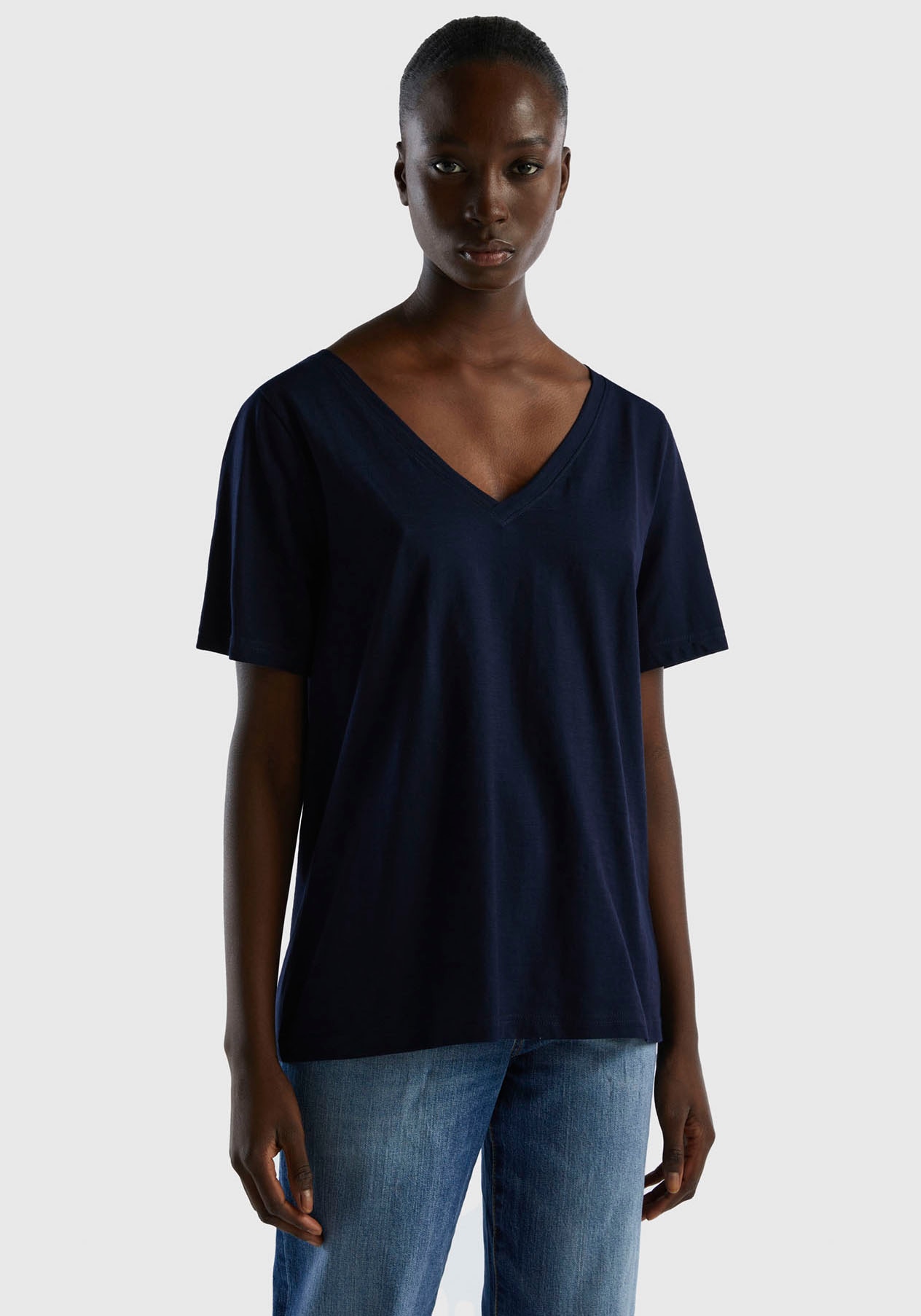 United Colors of Benetton T-Shirt, aus Flammgarnjersey für bestellen | BAUR