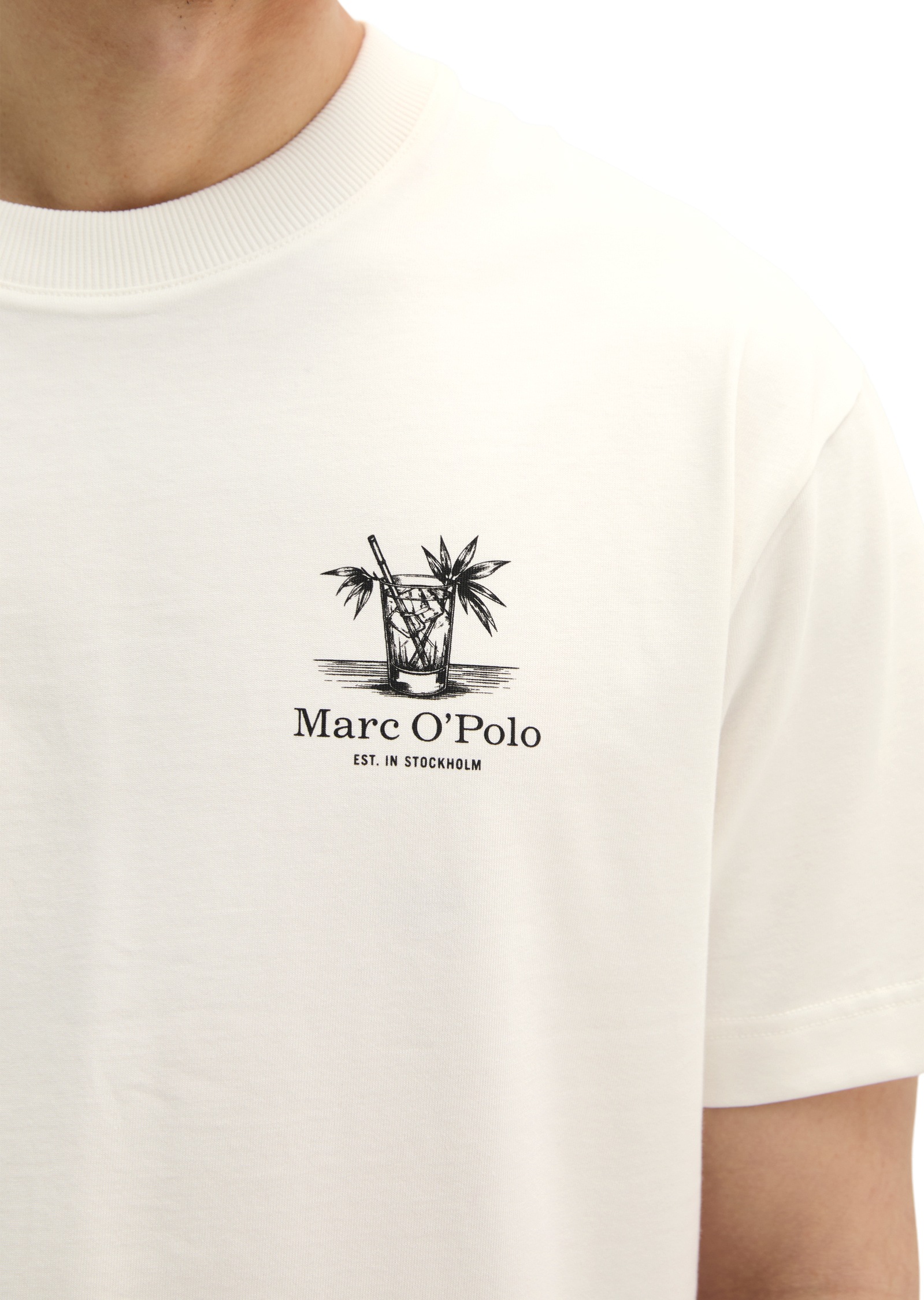 Marc O'Polo T-Shirt »mit sommerlichem Rückenprint«
