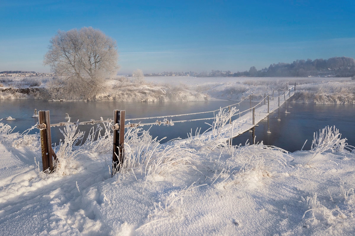 Papermoon Fototapete "Schneelandschaft"