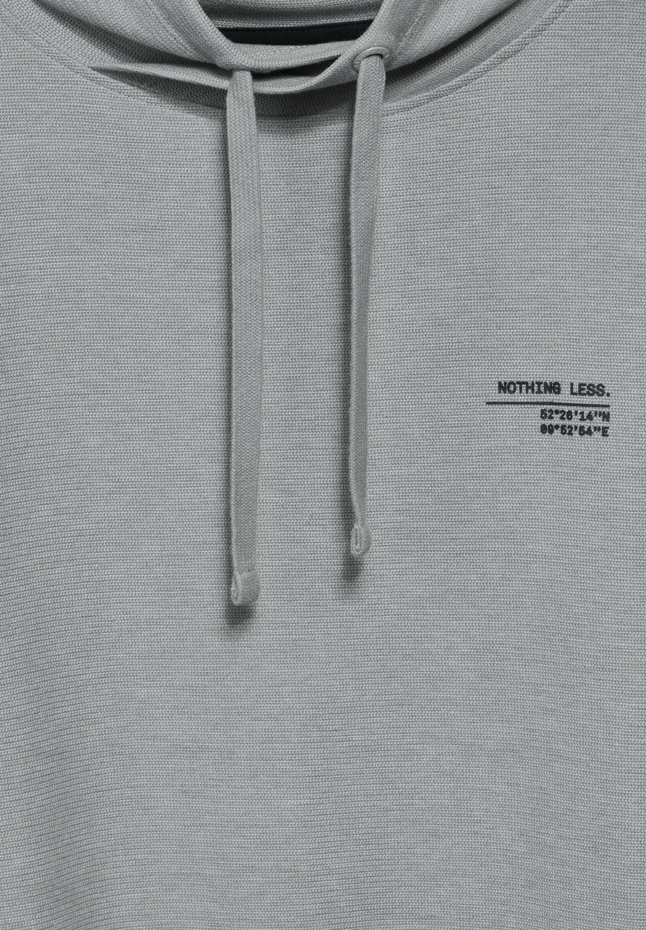 STREET ONE MEN Sweatshirt, im angenehmen Materialmix