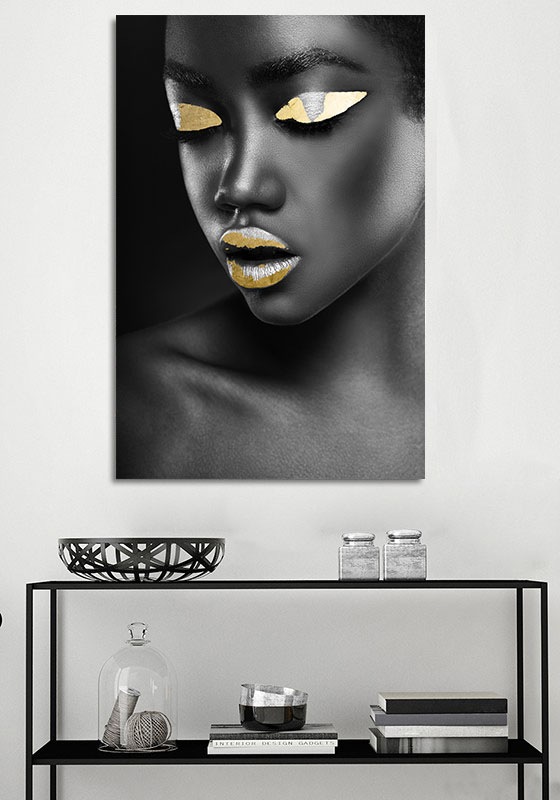 queence Acrylglasbild "Bastet", Frau-Gemälde-Frau-Bilder von Frauen-Mode-Mo günstig online kaufen