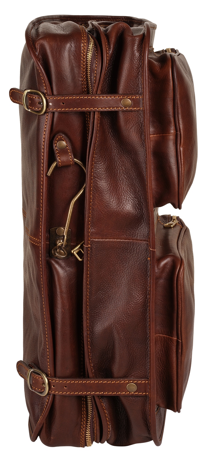 Piké Reisetasche, echt Leder, Made in Italy