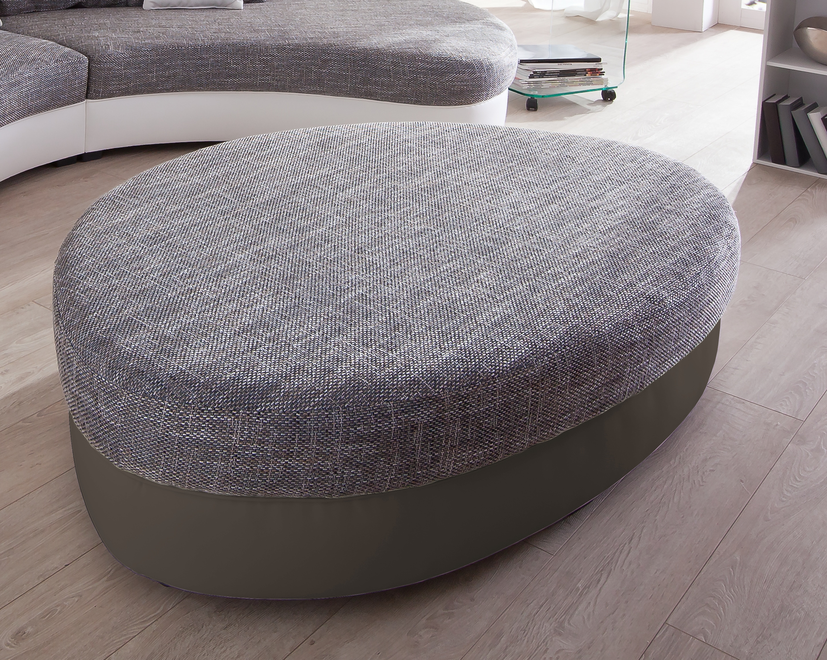 Home affaire Polsterhocker "Lazio modern und bequem, tolle Detailverarbeitung"