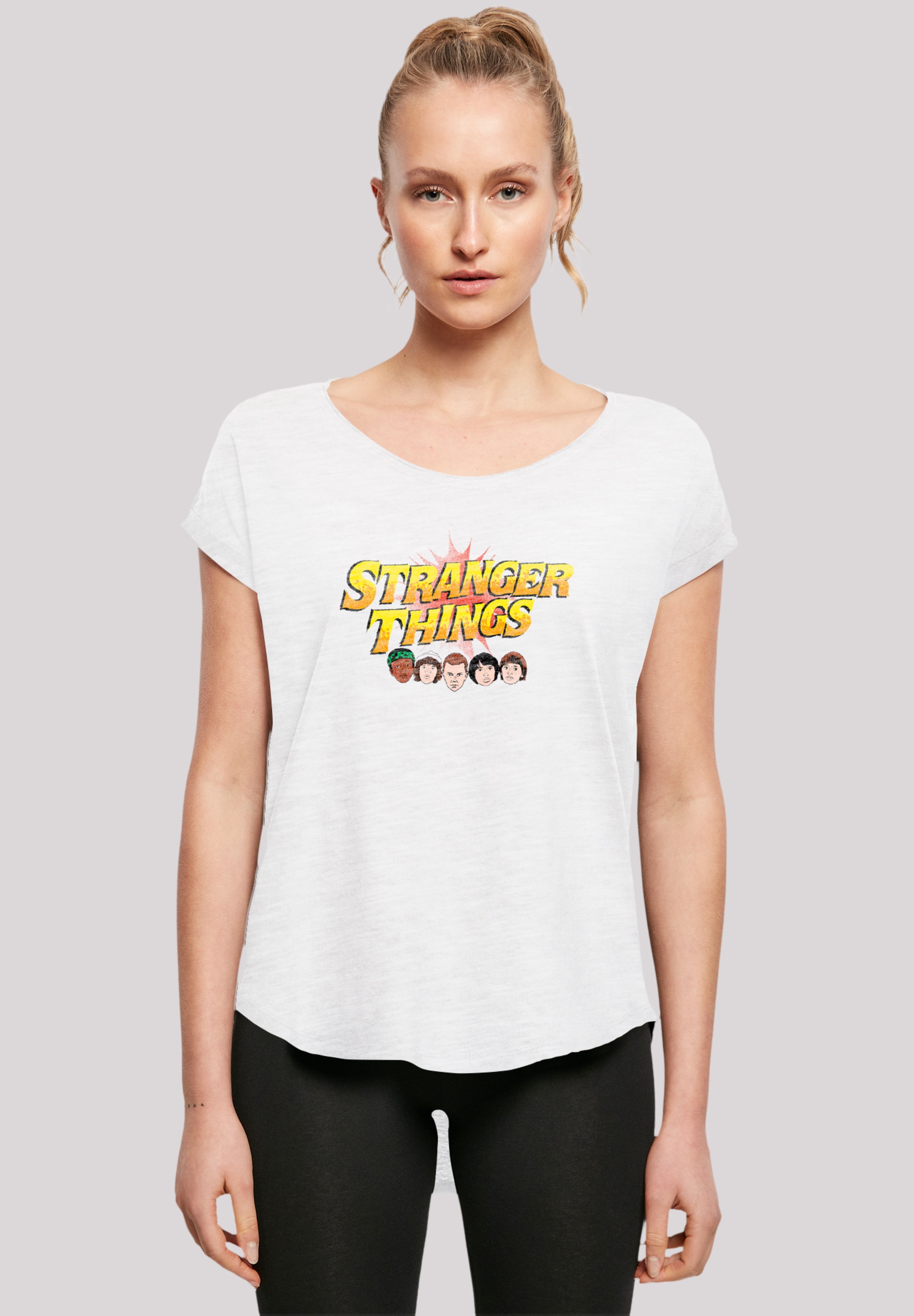 F4NT4STIC T-Shirt »Stranger Things Comic Heads Netflix TV Series«, Premium Qualität