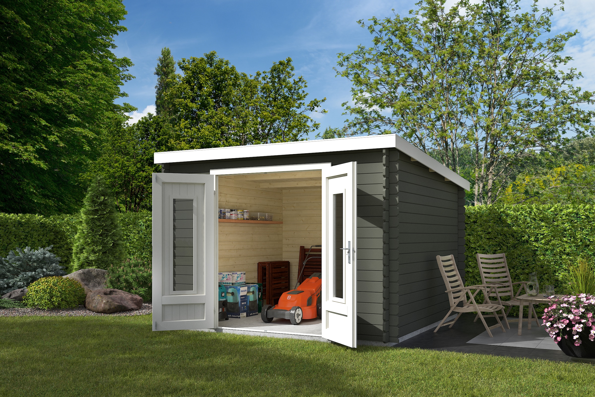 Nordic Holz Gartenhaus "Sacramento" günstig online kaufen