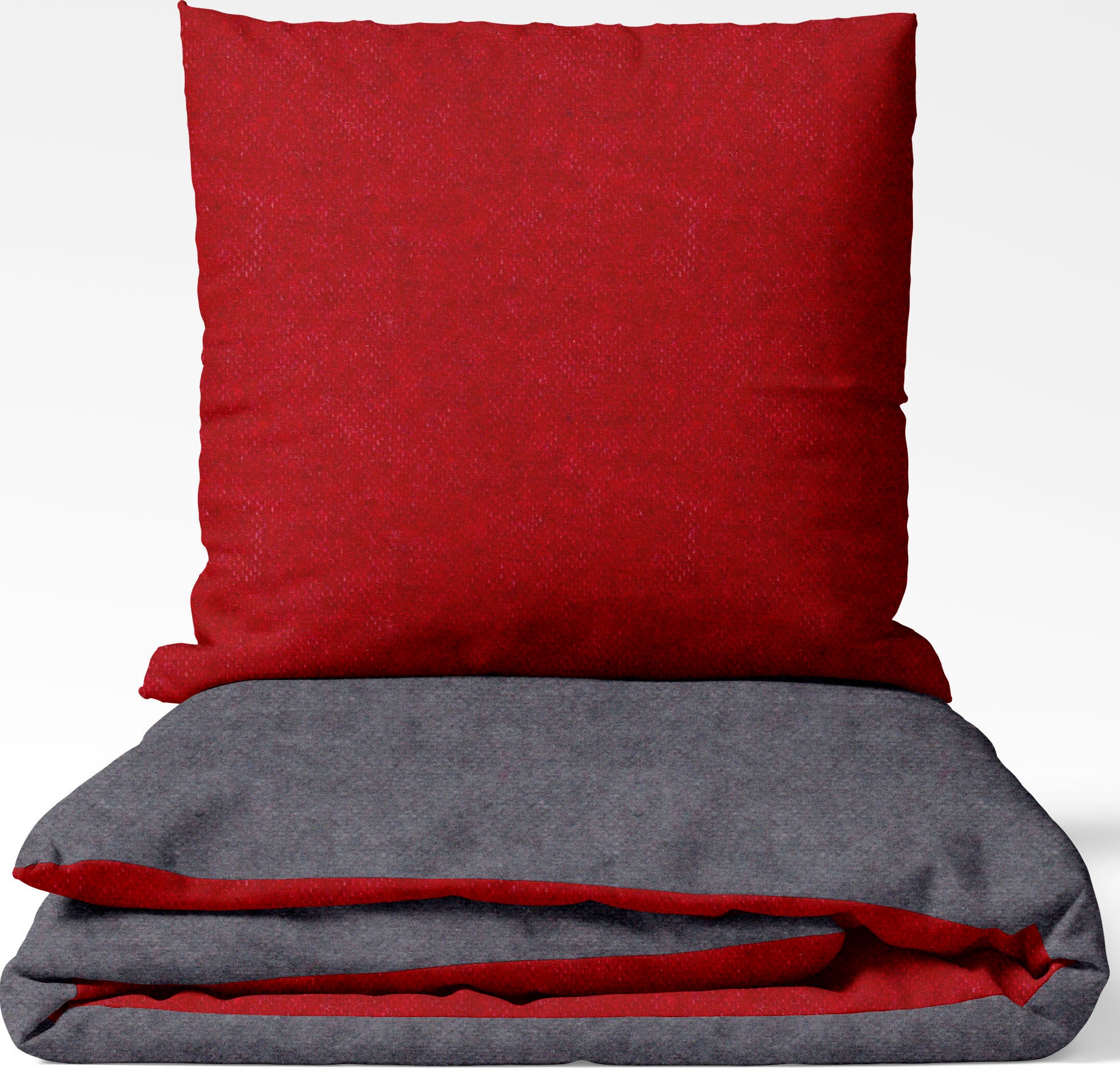 SETEX Wendebettwäsche "Feinbiber" 3 Stk. mit Wendefunktion günstig online kaufen