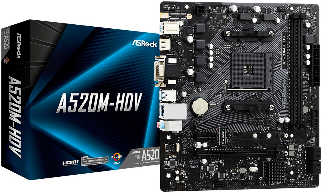 Asrock Mainboard »A520M-HDV«