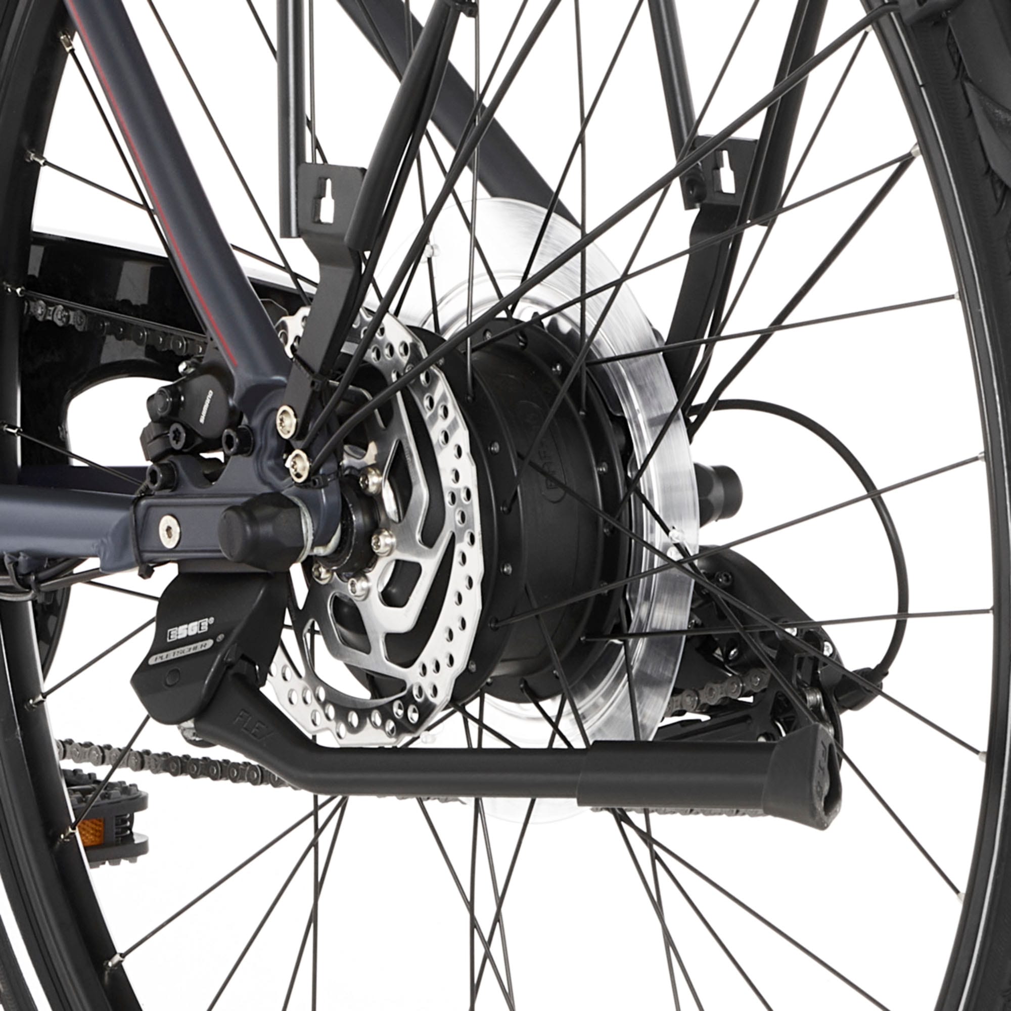 FISCHER Fahrrad E-Bike »VIATOR 1.0 Trapez 44«, 8 Gang, Shimano, Acera, Heckmotor 250 W, Pedelec, mit integriertem Rahmenschloss