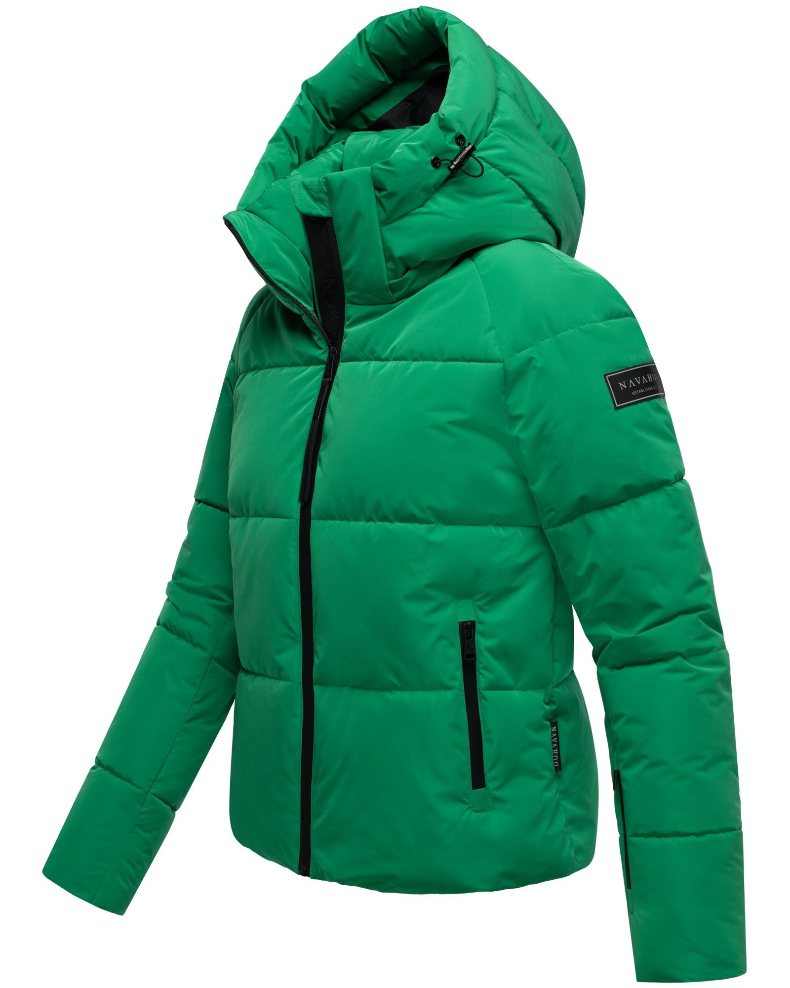 Navahoo Steppjacke »Frostherz XIV«, mit Kapuze, Kurze gesteppte Damen Winterjacke mit abnehmbarer Kapuze