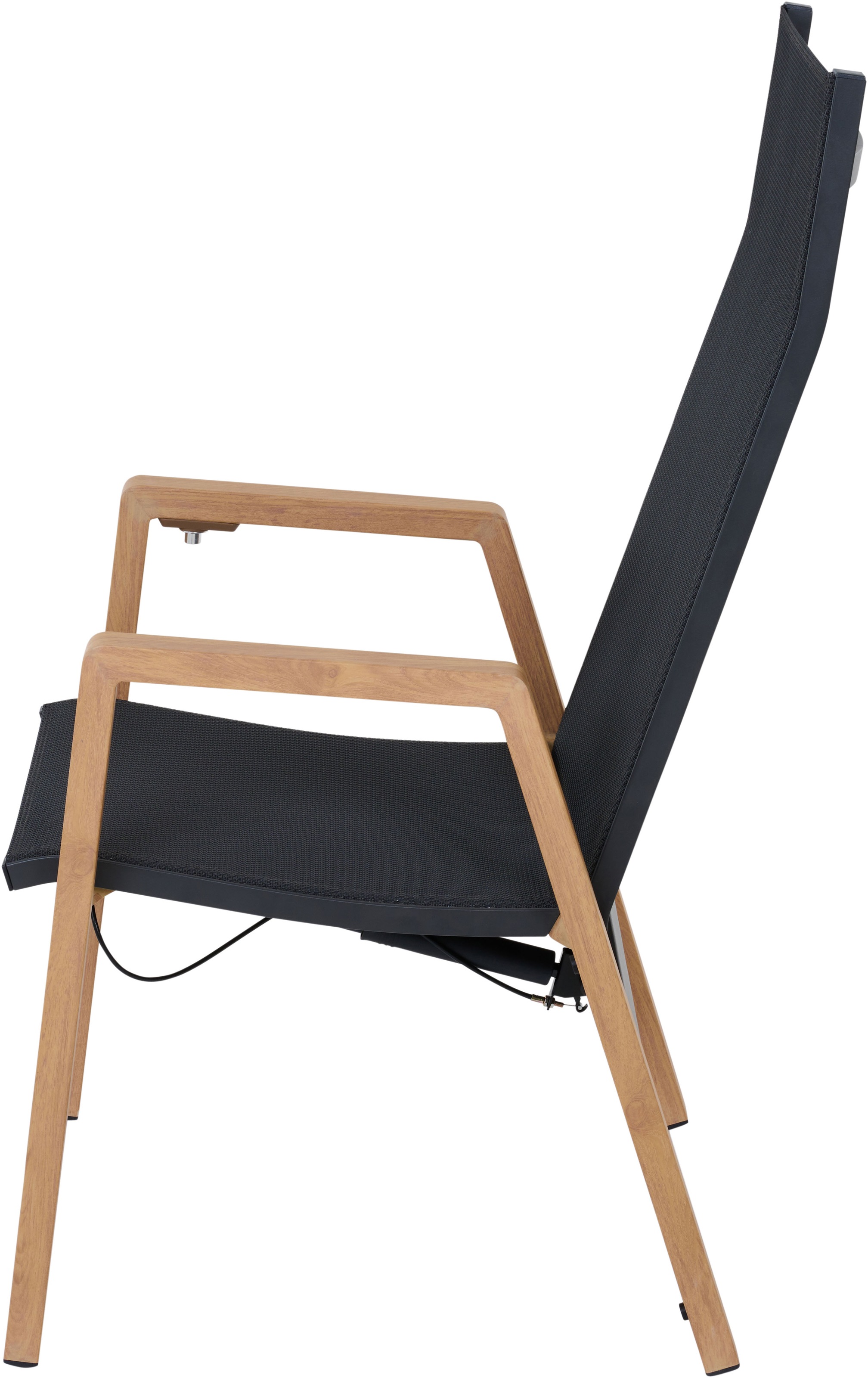 Siena Garden Gartensessel »CATANIA Move Sessel« Aluminiumgestell in teaklook, Ranotex® Bezug
