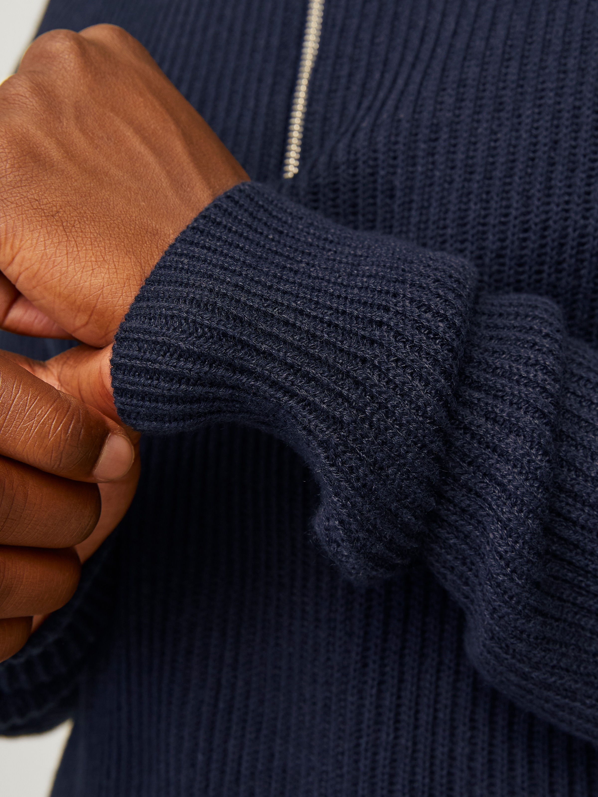 Jack & Jones Troyer »JJPANNEL KNIT HALF ZIP AW24«