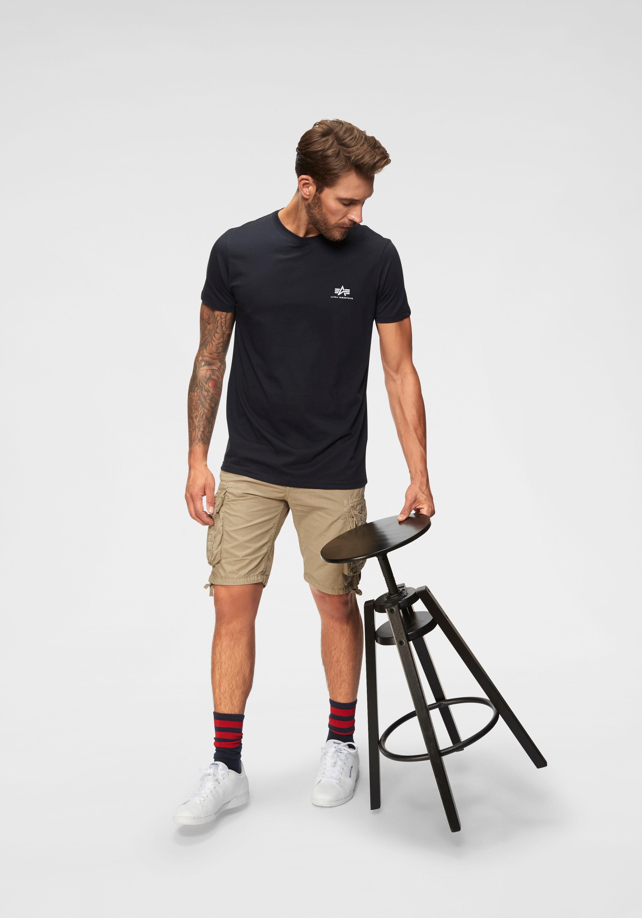 Alpha Industries Rundhalsshirt »BASIC T SMALL LOGO«