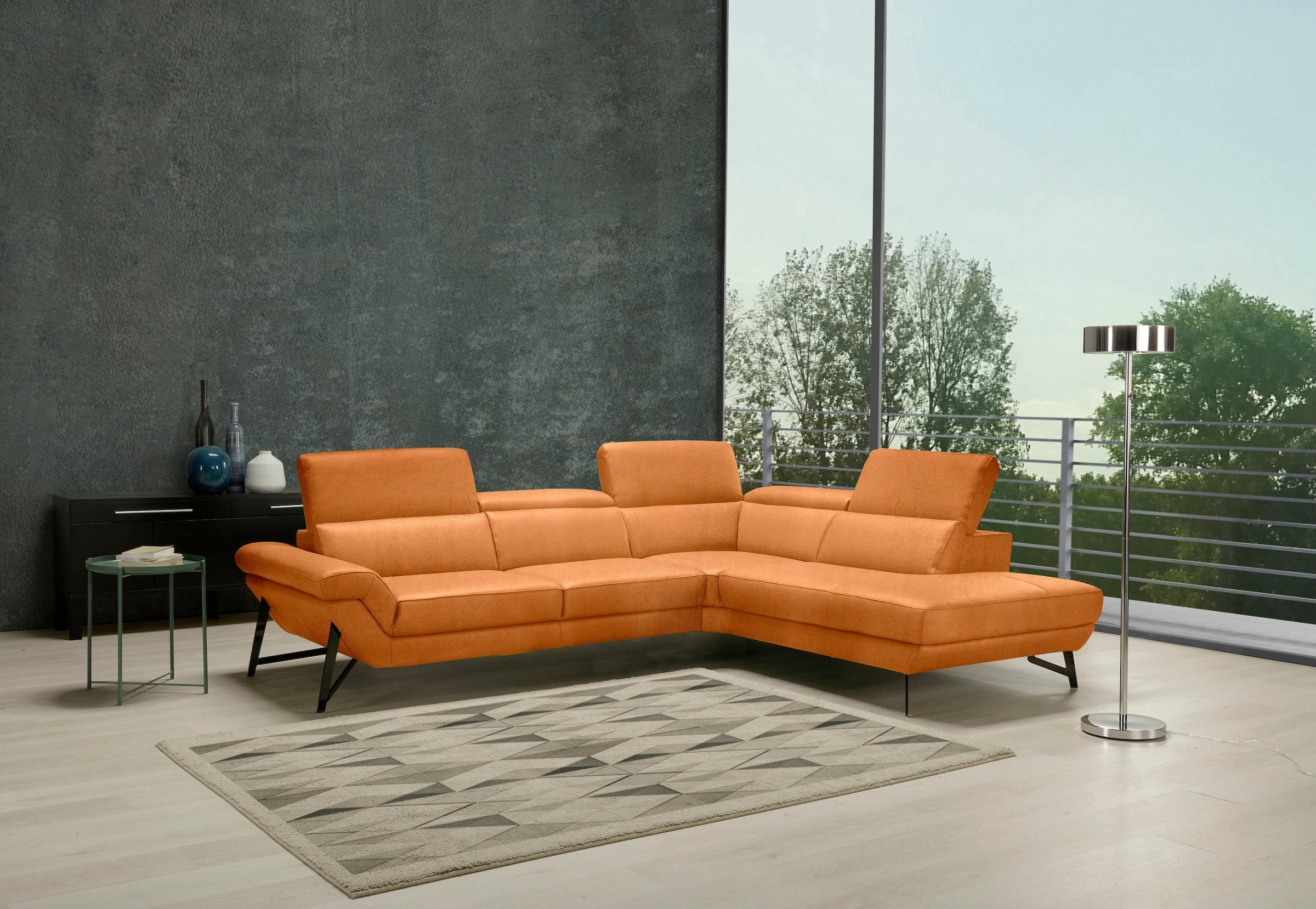Egoitaliano Ecksofa "Narcisa, Design und Sitzkomfort der Extraklasse,", mit günstig online kaufen