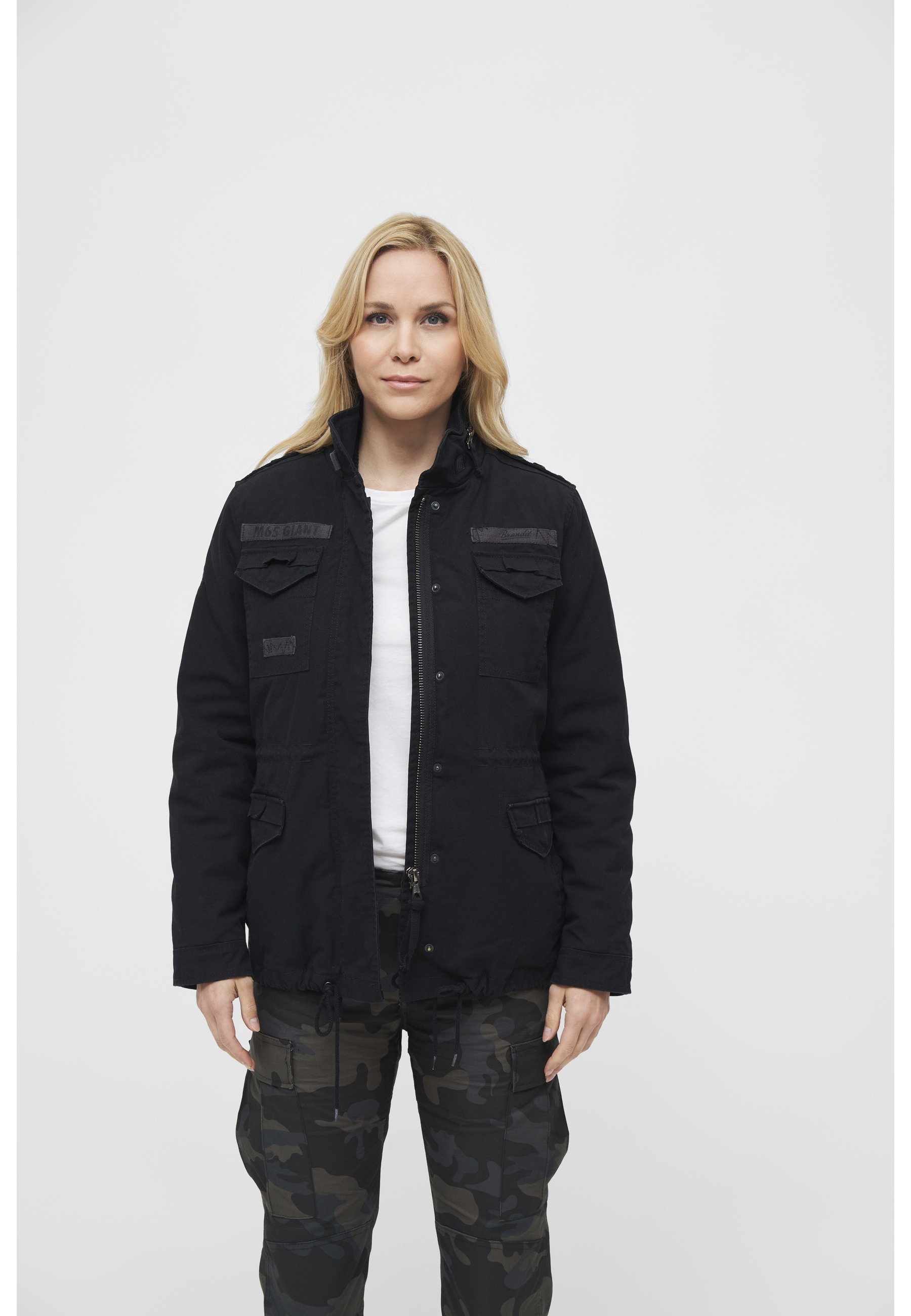 Brandit Parka »Brandit Damen Ladies M65 Giant Jacket« 1 Stk. tlg. mit Kapuze