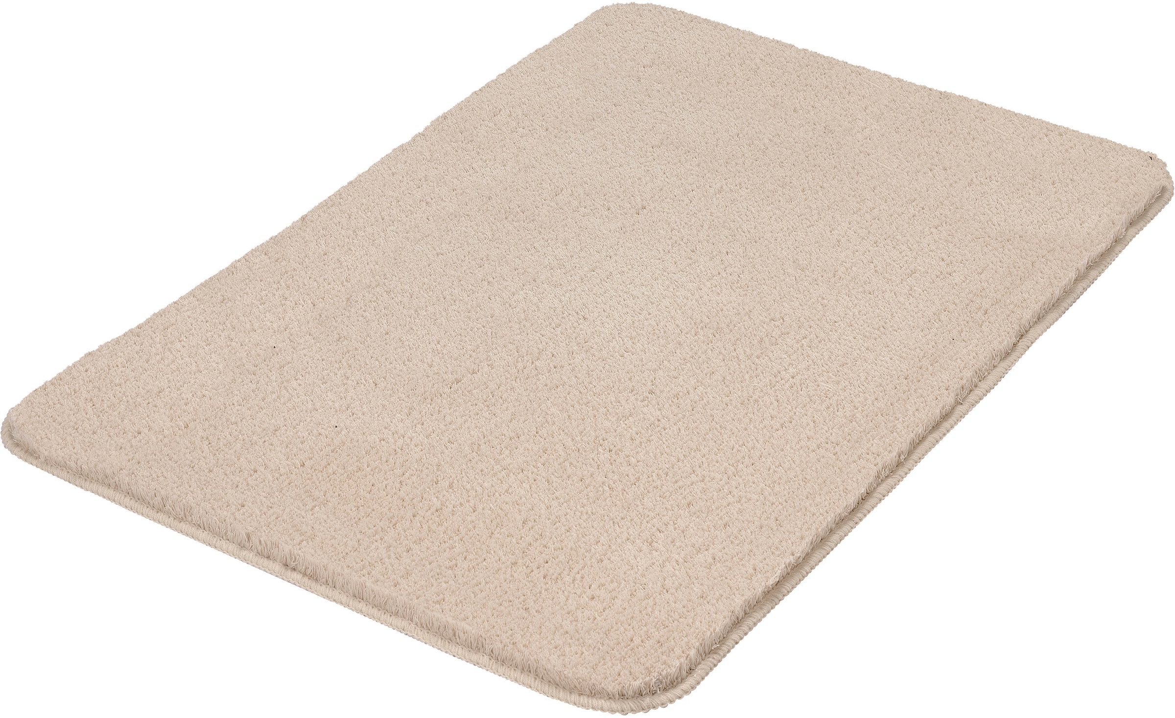 Kleine Wolke Badematte "Marco, Badvorleger, Badezimmer Teppich" Höhe 20 mm rutschhemmend beschichtet fußbodenheizungsgeeignet Badteppich, Uni Farben