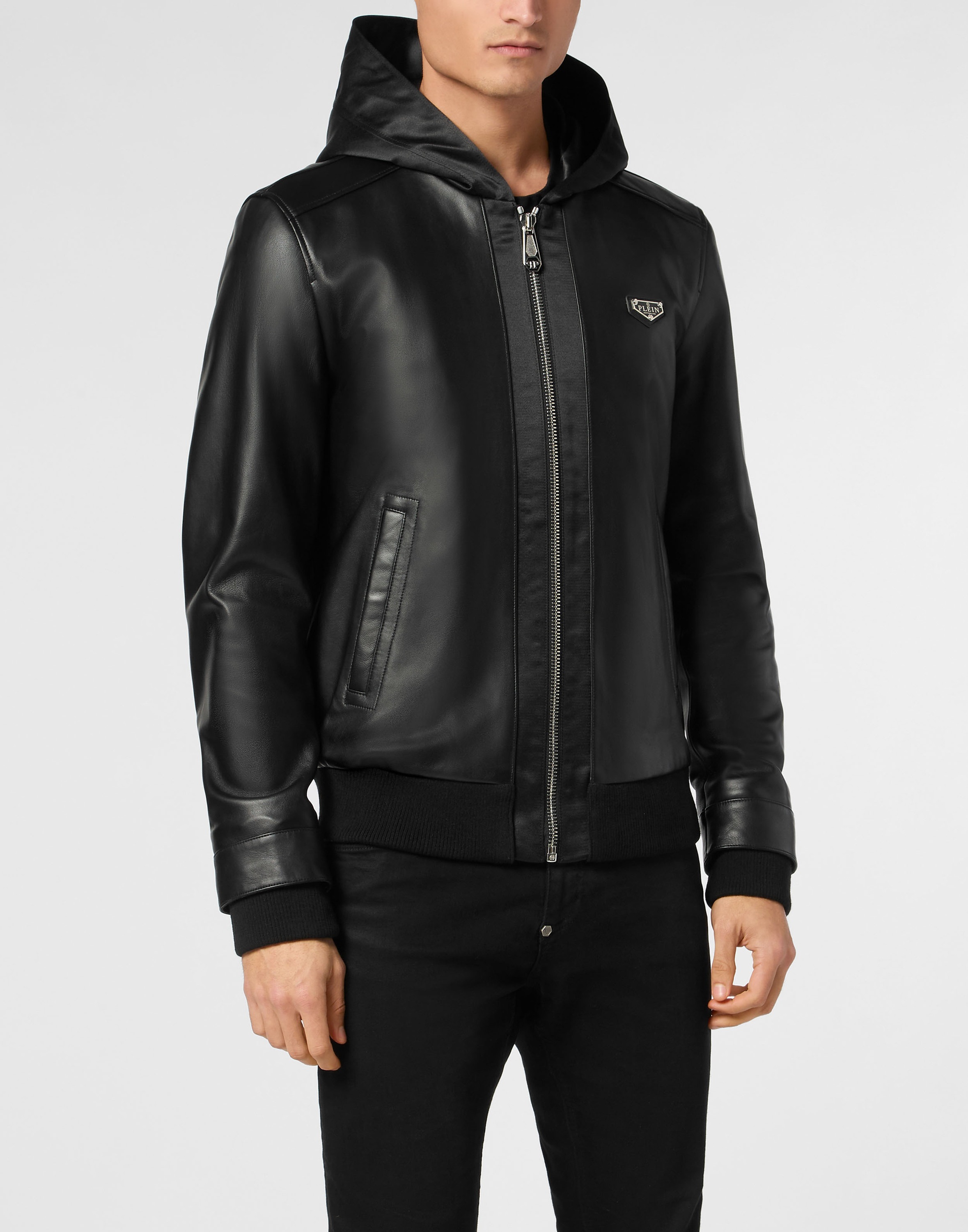 Thumbnail - PHILIPP PLEIN Lederjacke "Lederjacke"
